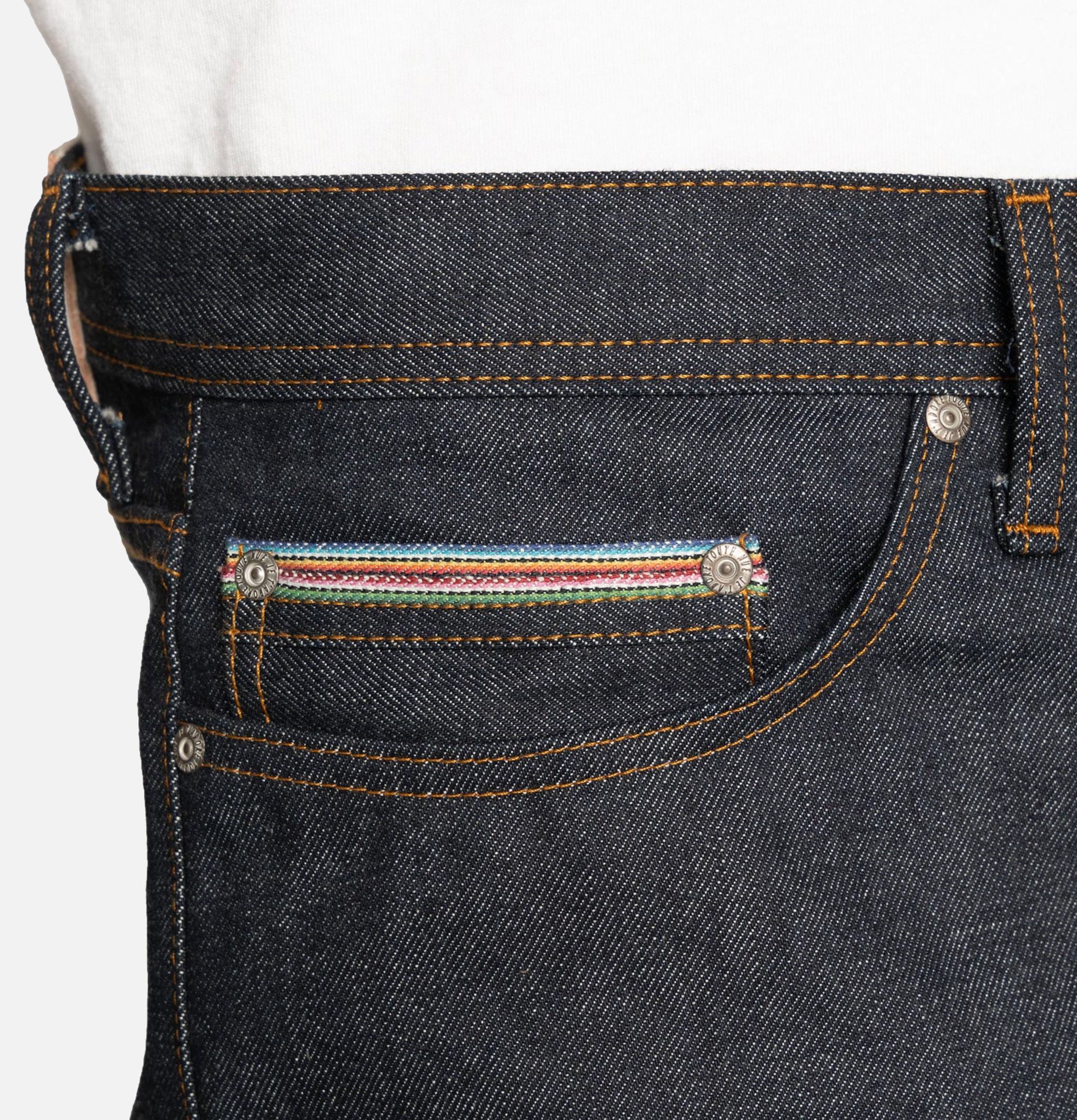 Naked & Famous Dia De Los Muertos Selvedge - Weird Guy Fit