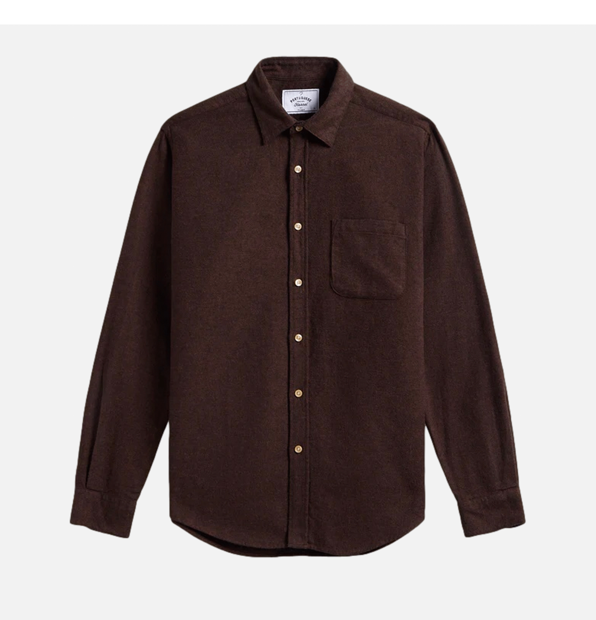 Chemise Portuguese Flannel Teca Marron