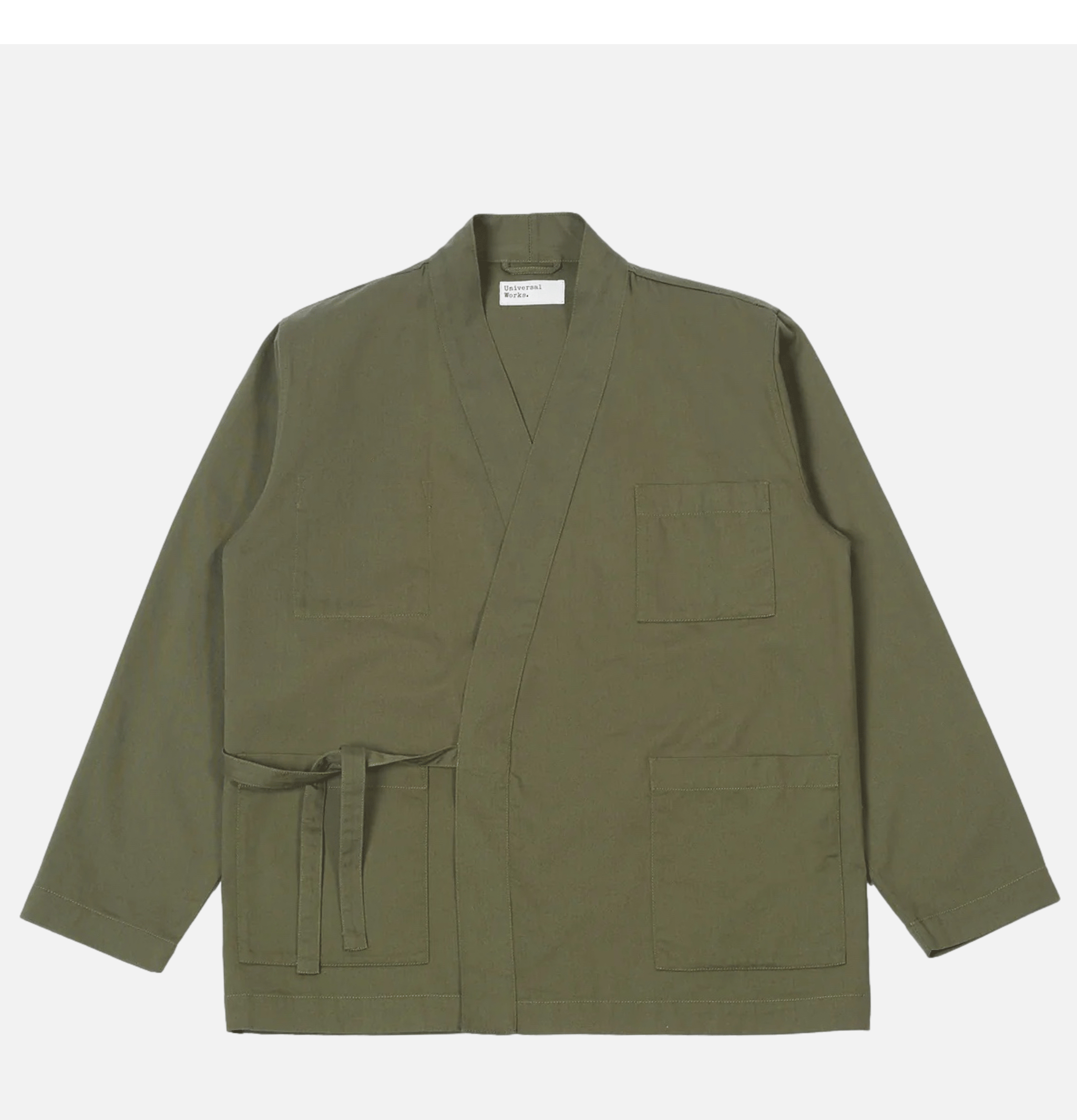 Universal Works Veste de travail Kyoto Twill Olive