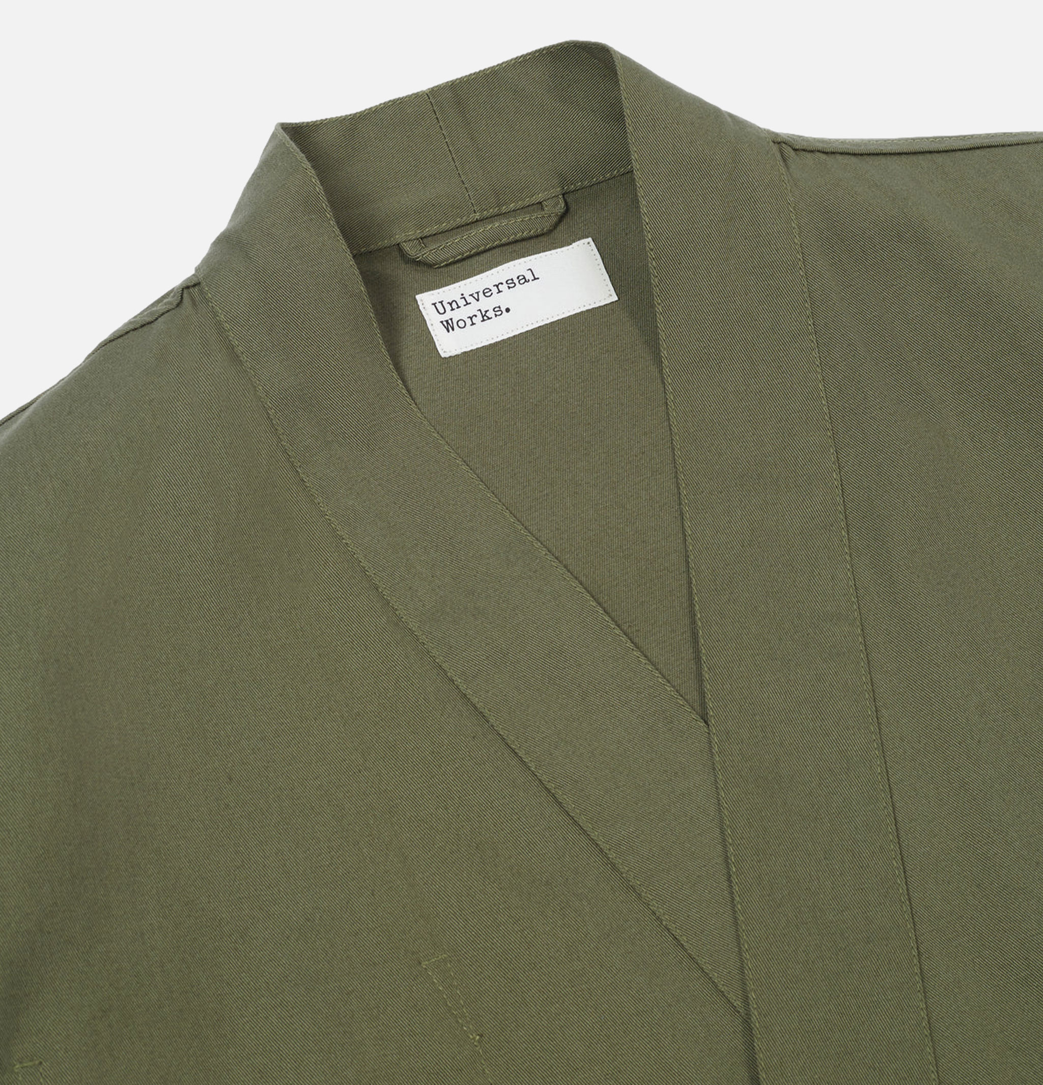 Universal Works Veste de travail Kyoto Twill Olive