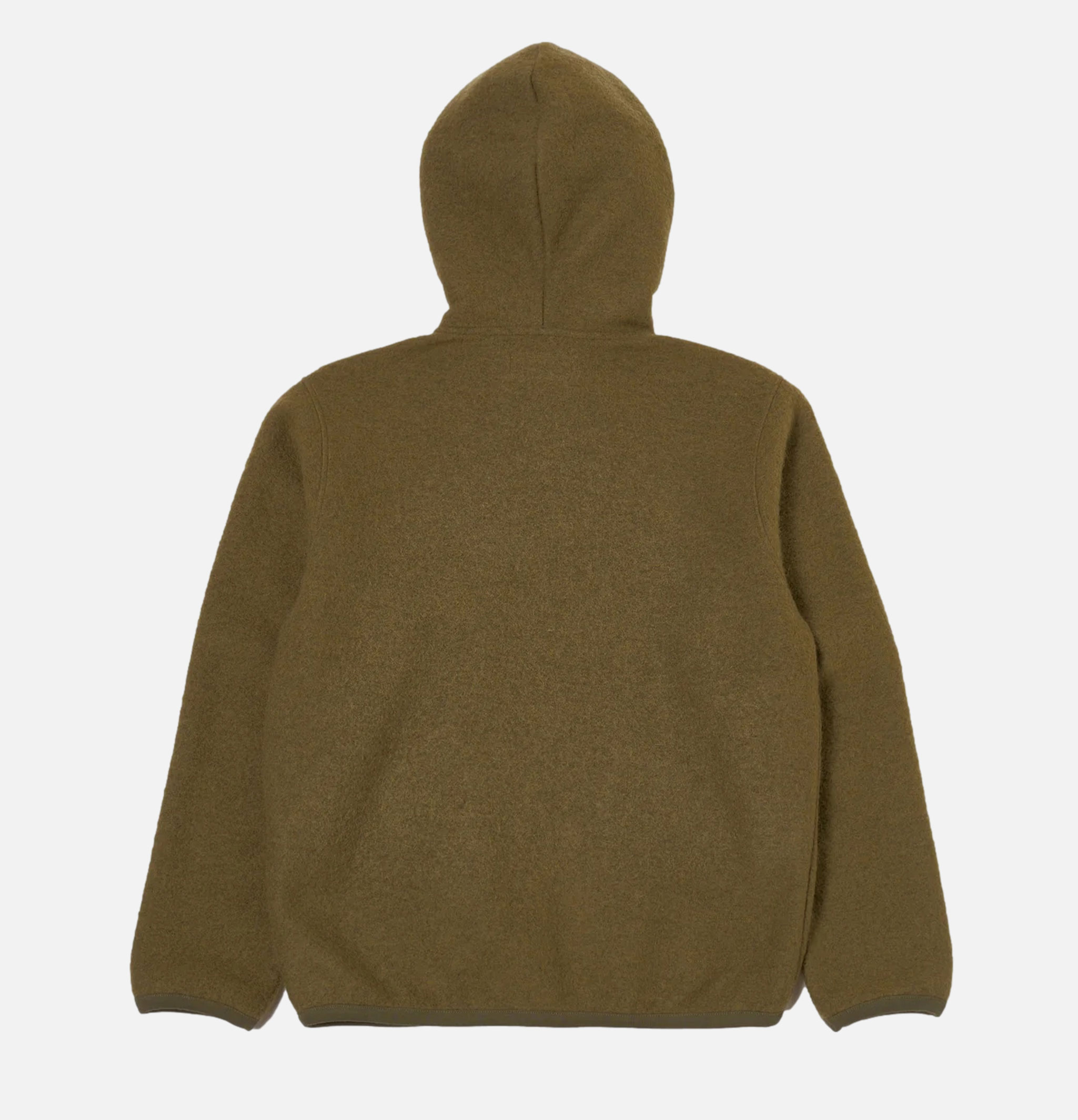 Universal Works Wool Travel Hoodie Lovat