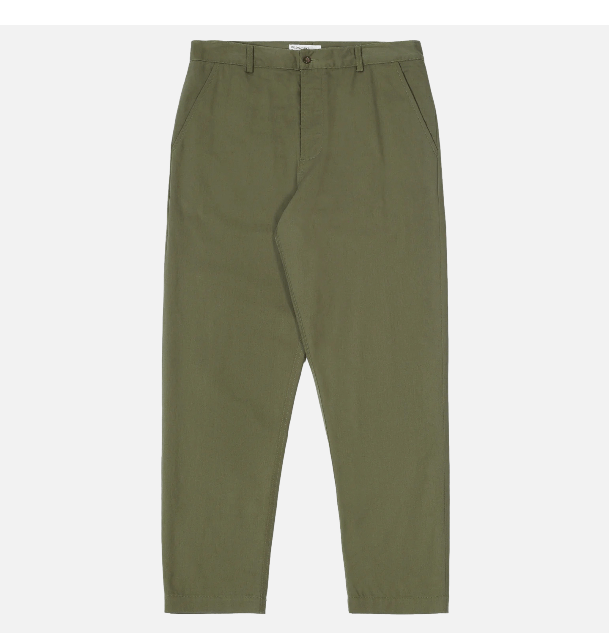 Universal Works Military Chino Twill LT Olive