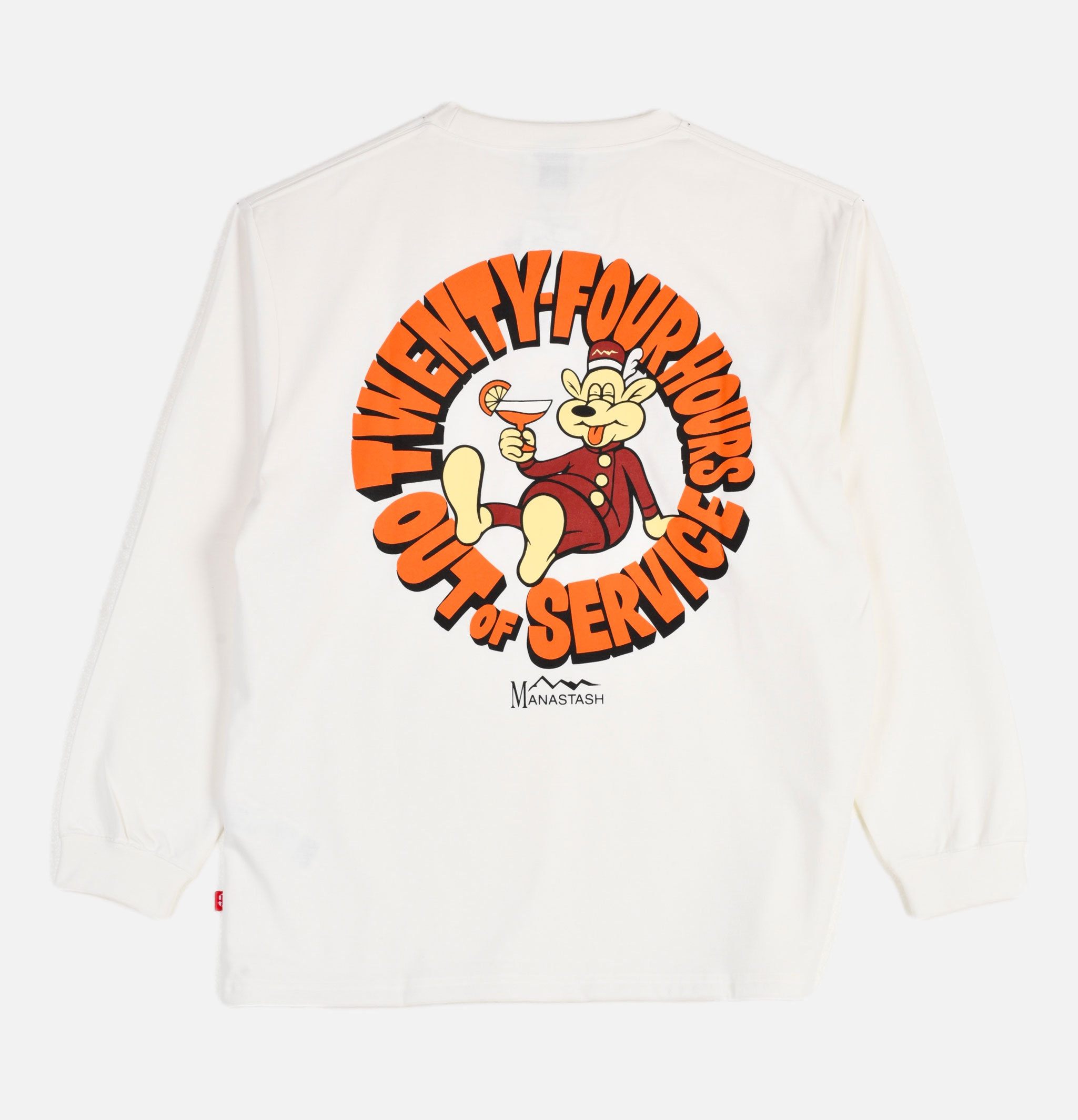 Manastash Poly Tee Ls 24hrs White