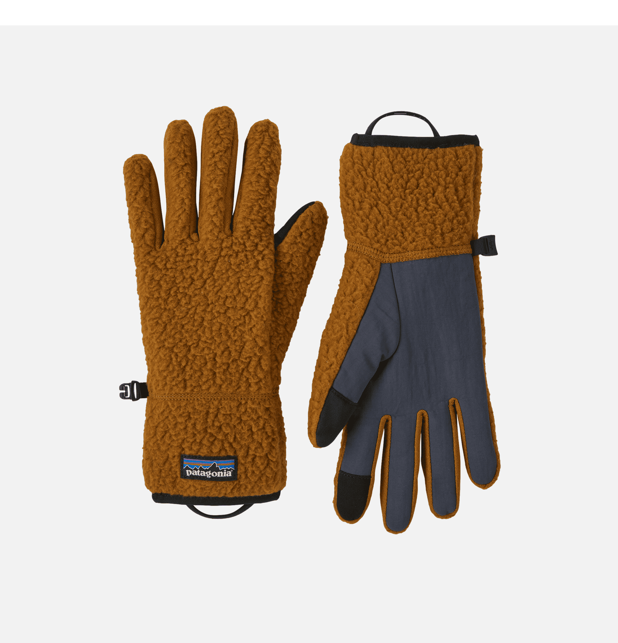 Patagonia Retro Pile Gants Shelter Marron