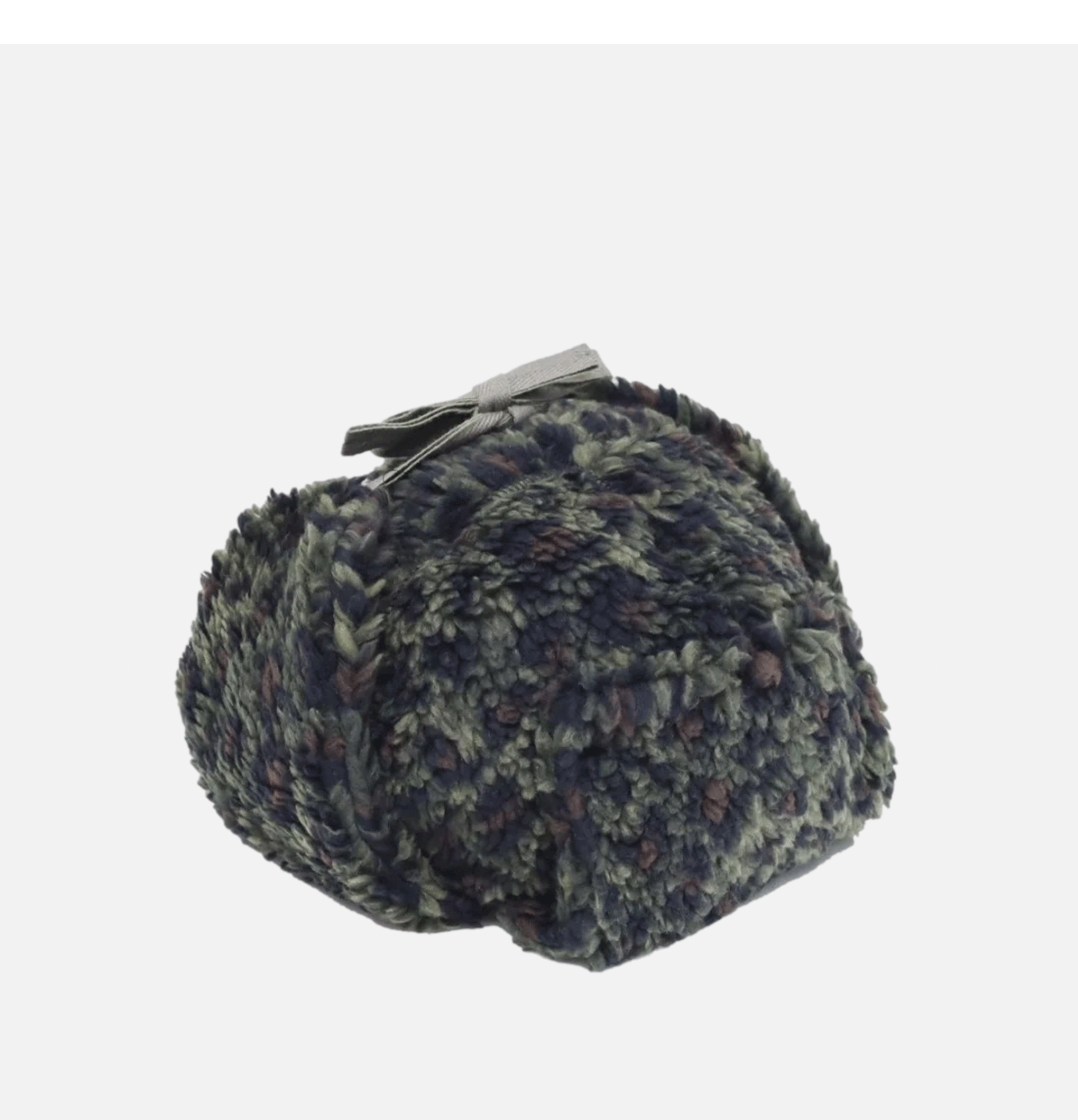 Casquette Decho Rétro Léopard Olive avec Cache-Oreilles