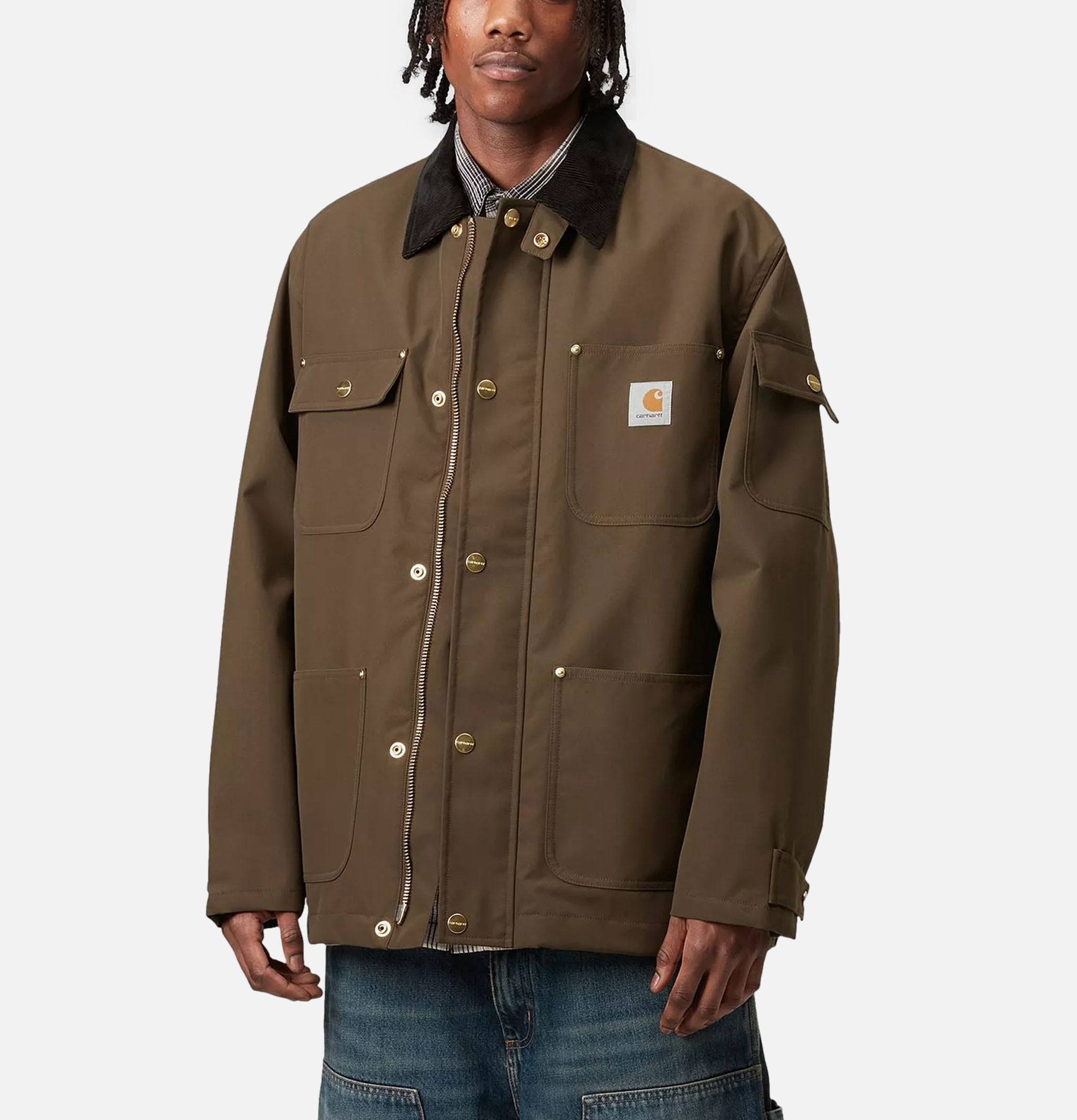 Carhartt WIP Clapton Jacket Liberica Black