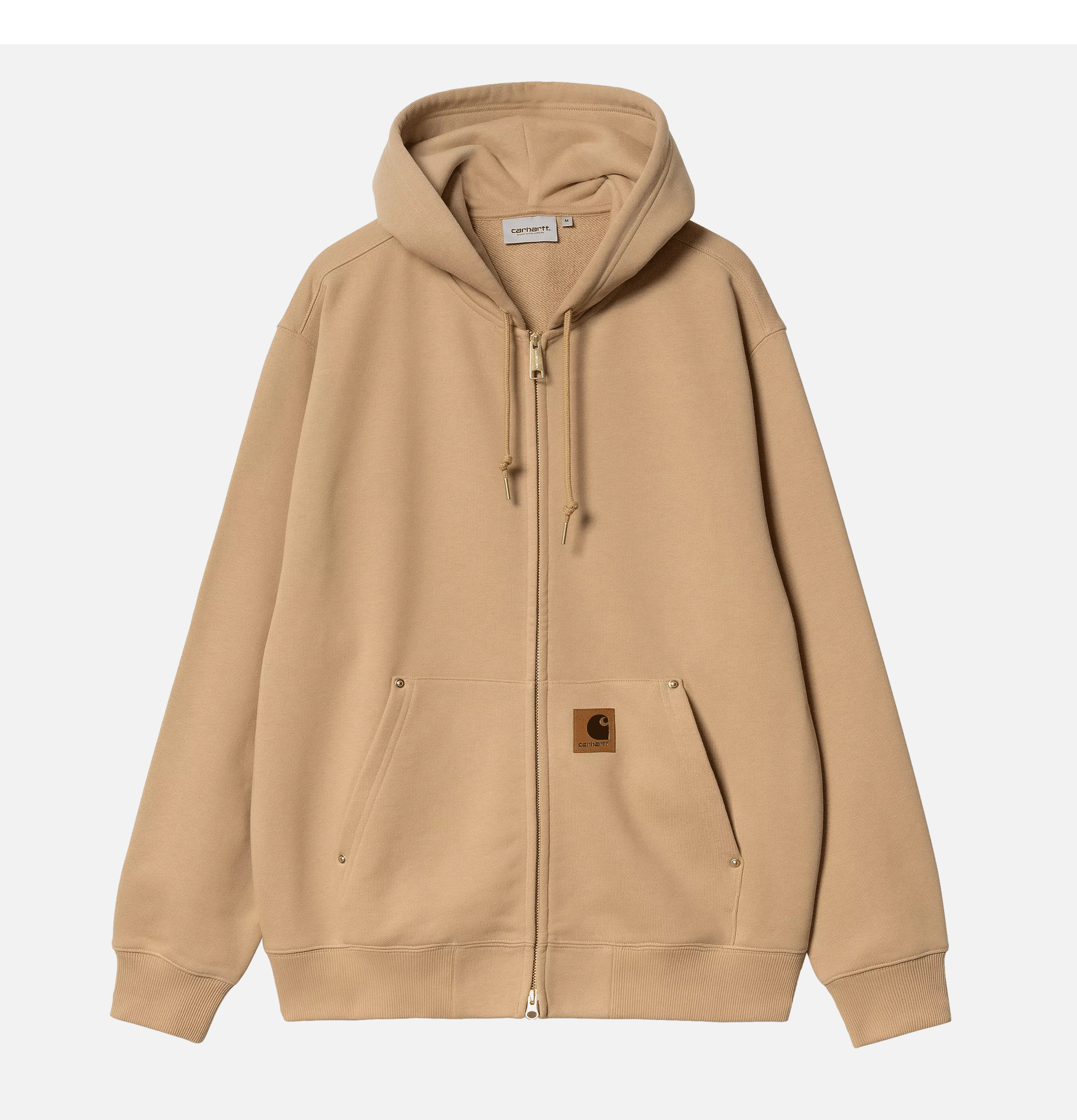 Carhartt WIP Hooded Eldon Sweat Jacket Dusty H Brown