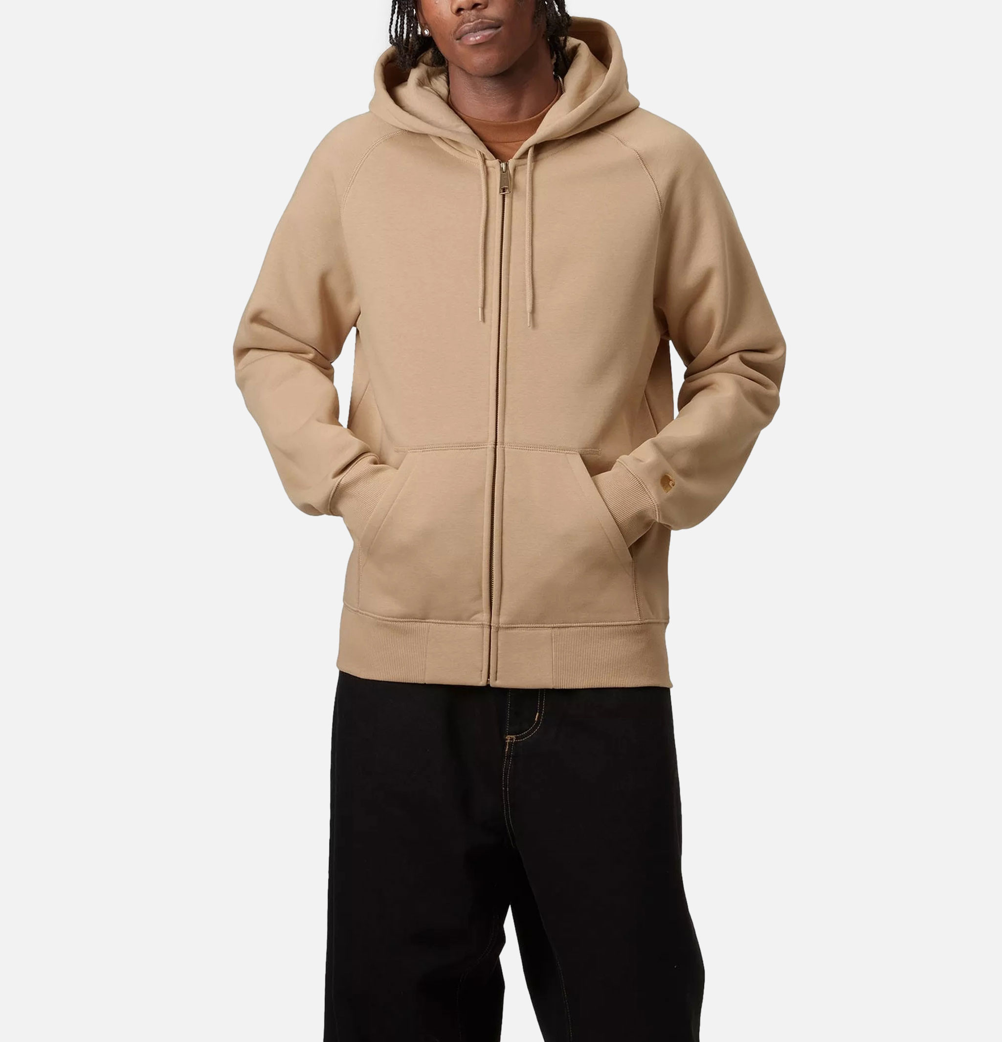 Carhartt WIP Hooded Chase Jacket Dusty H Brown