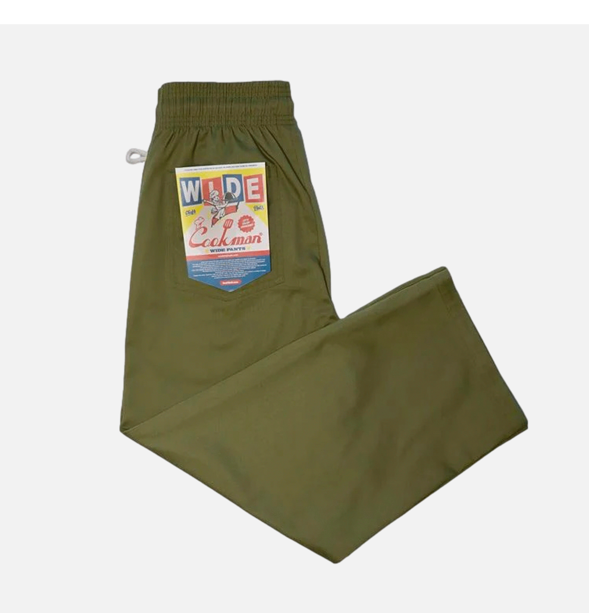 Cookman USA Wide Chef Pant Olive