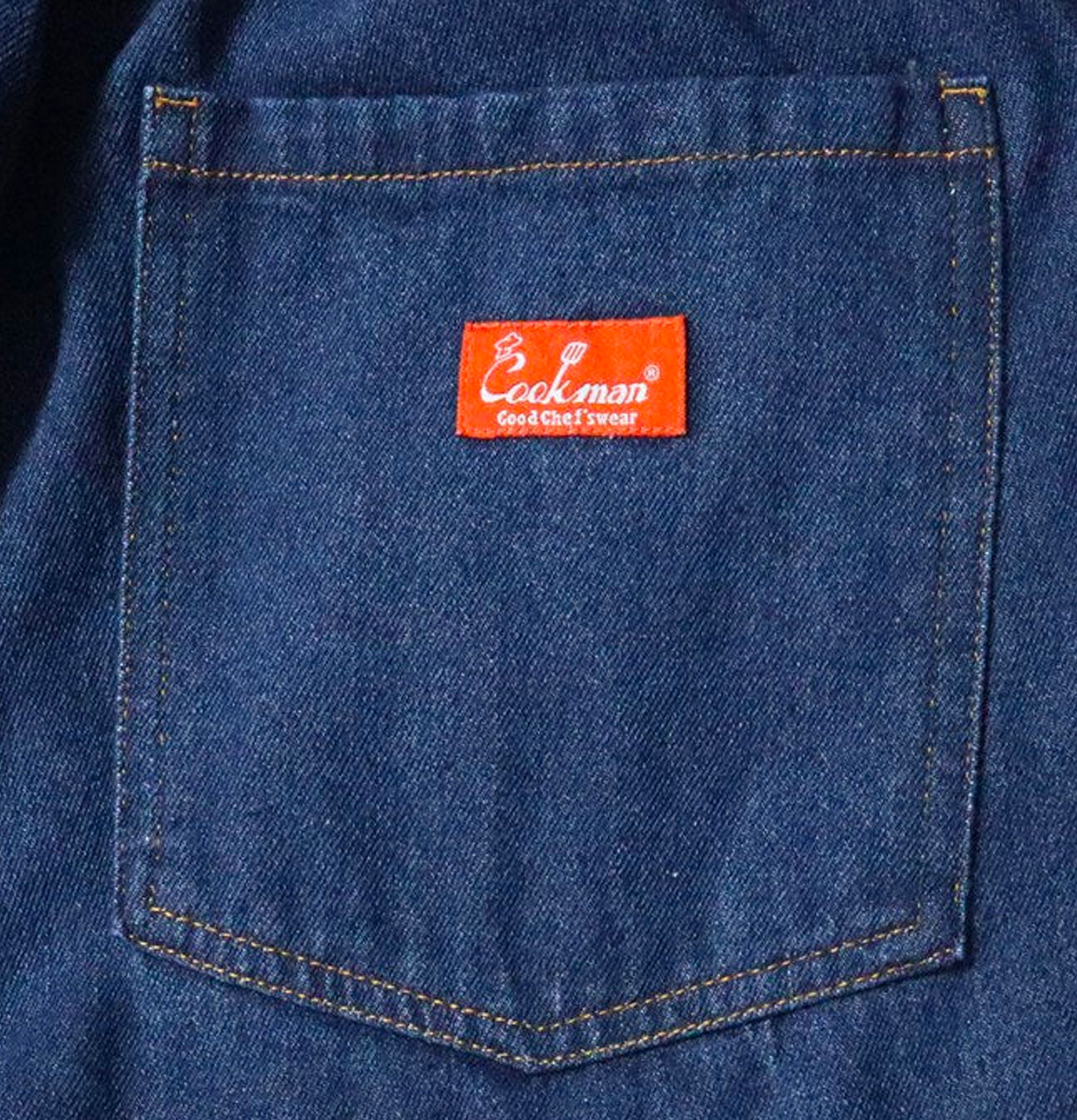 Cookman USA Chef Pant Semiwide Denim Navy