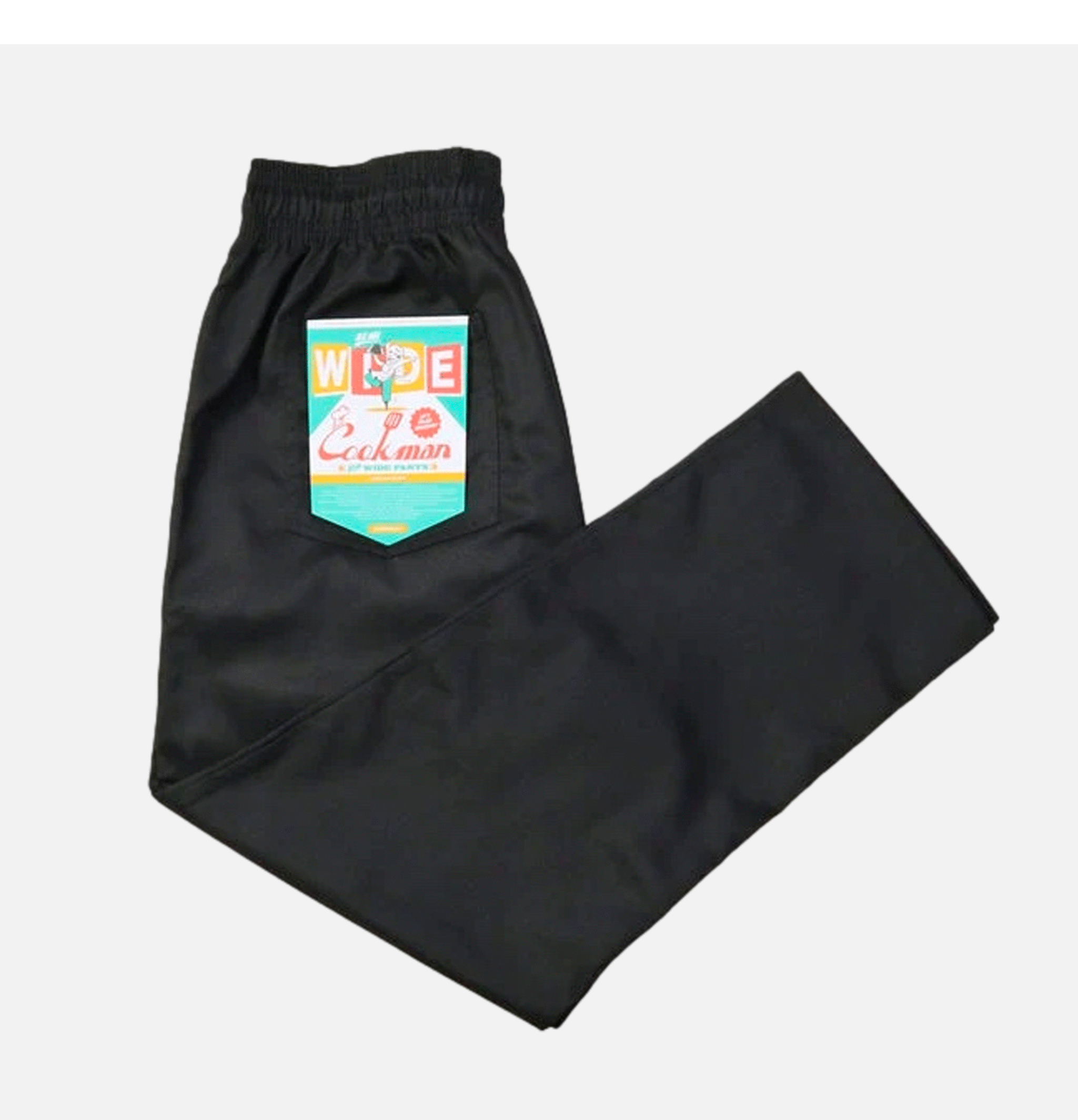 Cookman USA Chef Pant Semiwide Noir