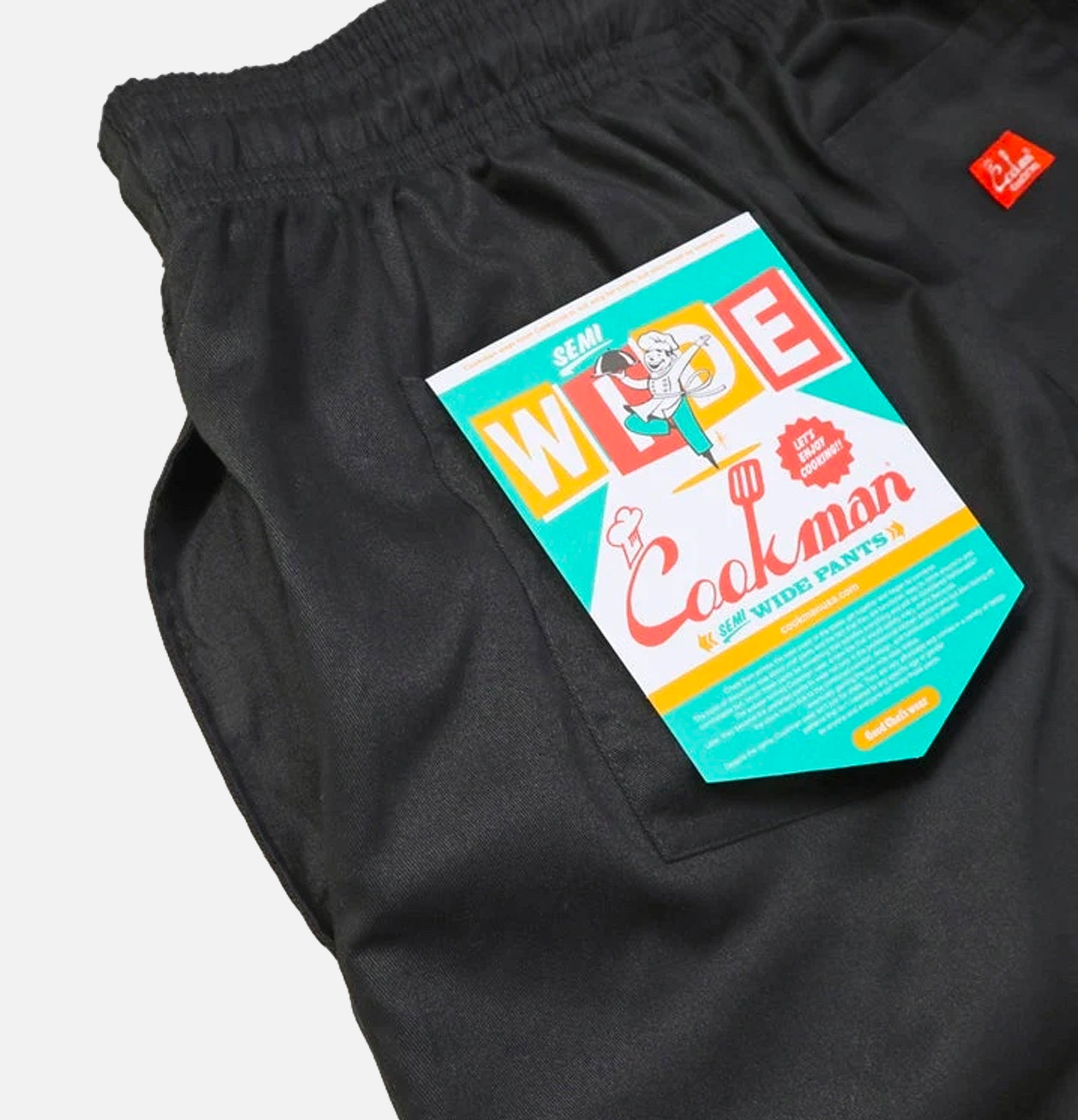 Cookman USA Chef Pant Semiwide Noir