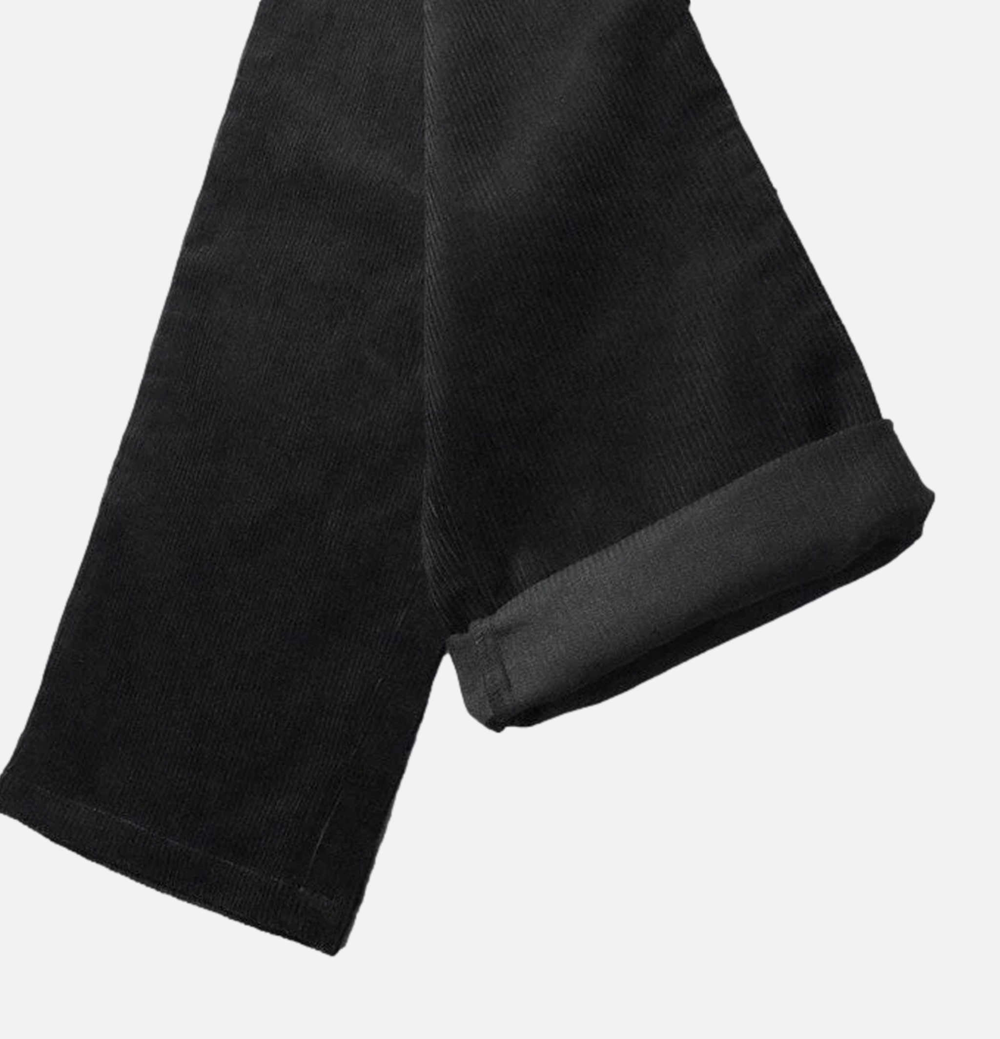 Cookman Chef Pantalon Semi-large Cord Noir