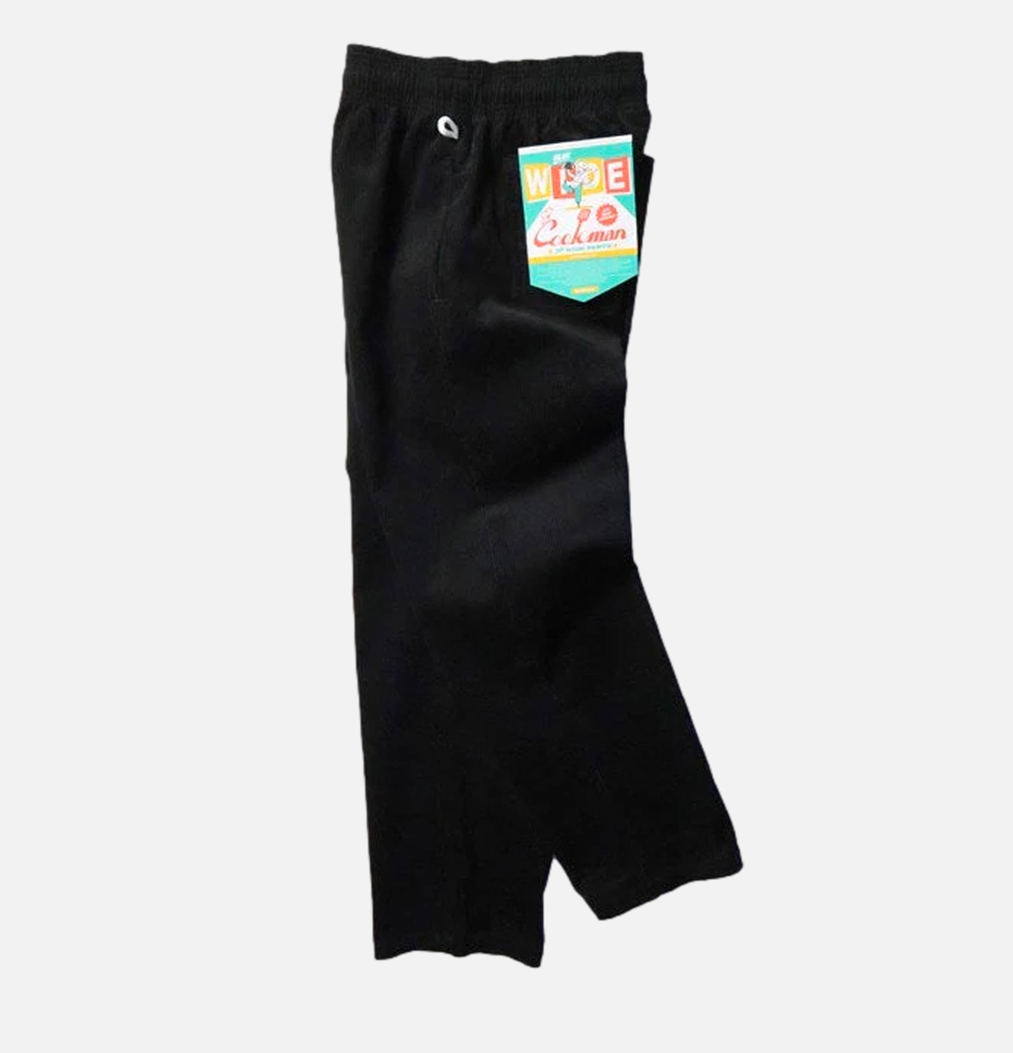 Cookman Chef Pantalon Semi-large Cord Noir