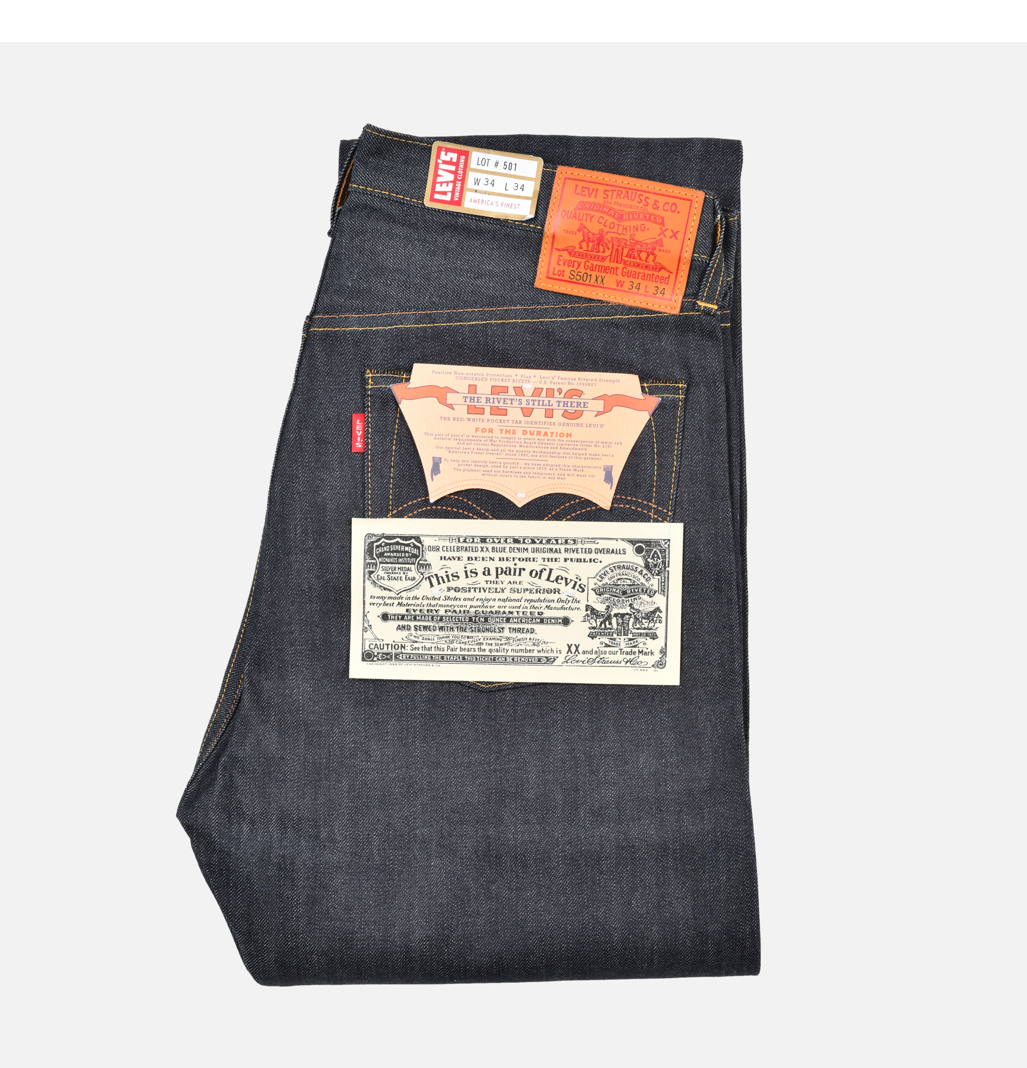 Levi's Jeans 501 1944 Dark Indigo