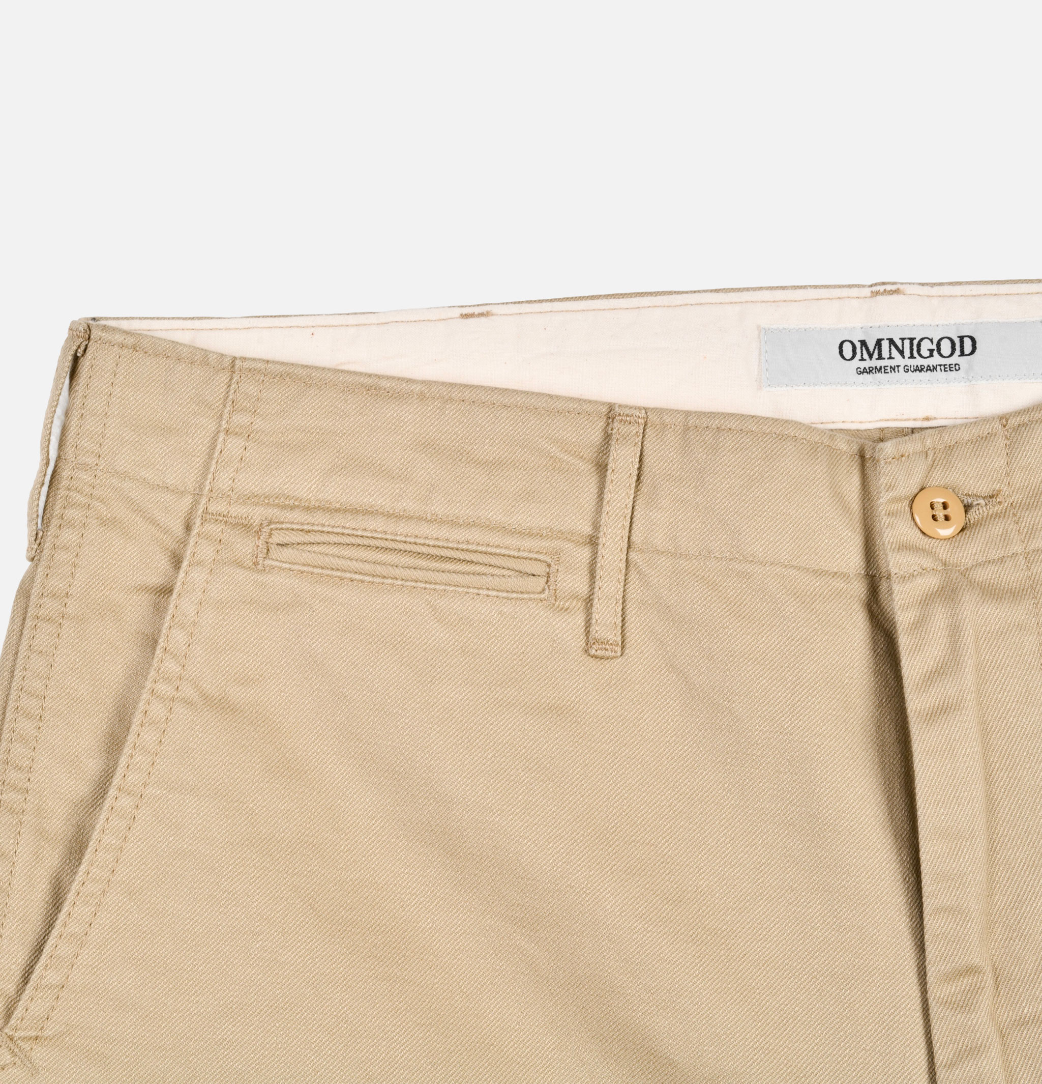 Omnigod Us Khaki Trousers Beige