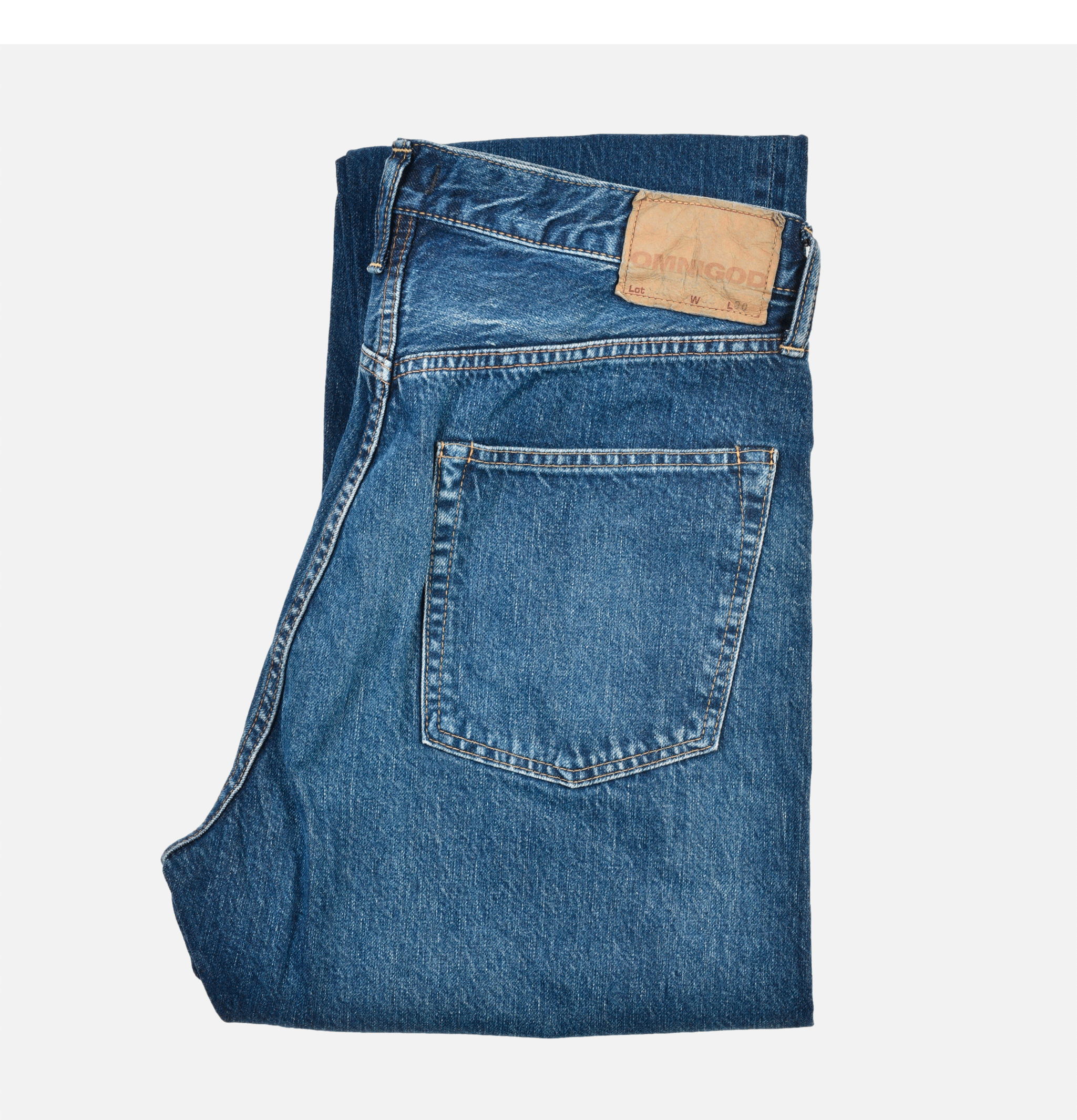 Omnigod 5p Old Straight Jeans Onewash