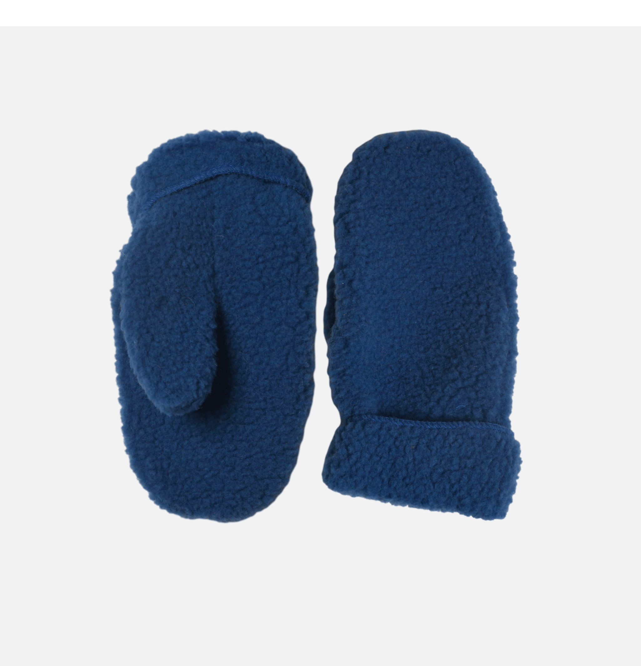 Mitten Simple Blue Blue