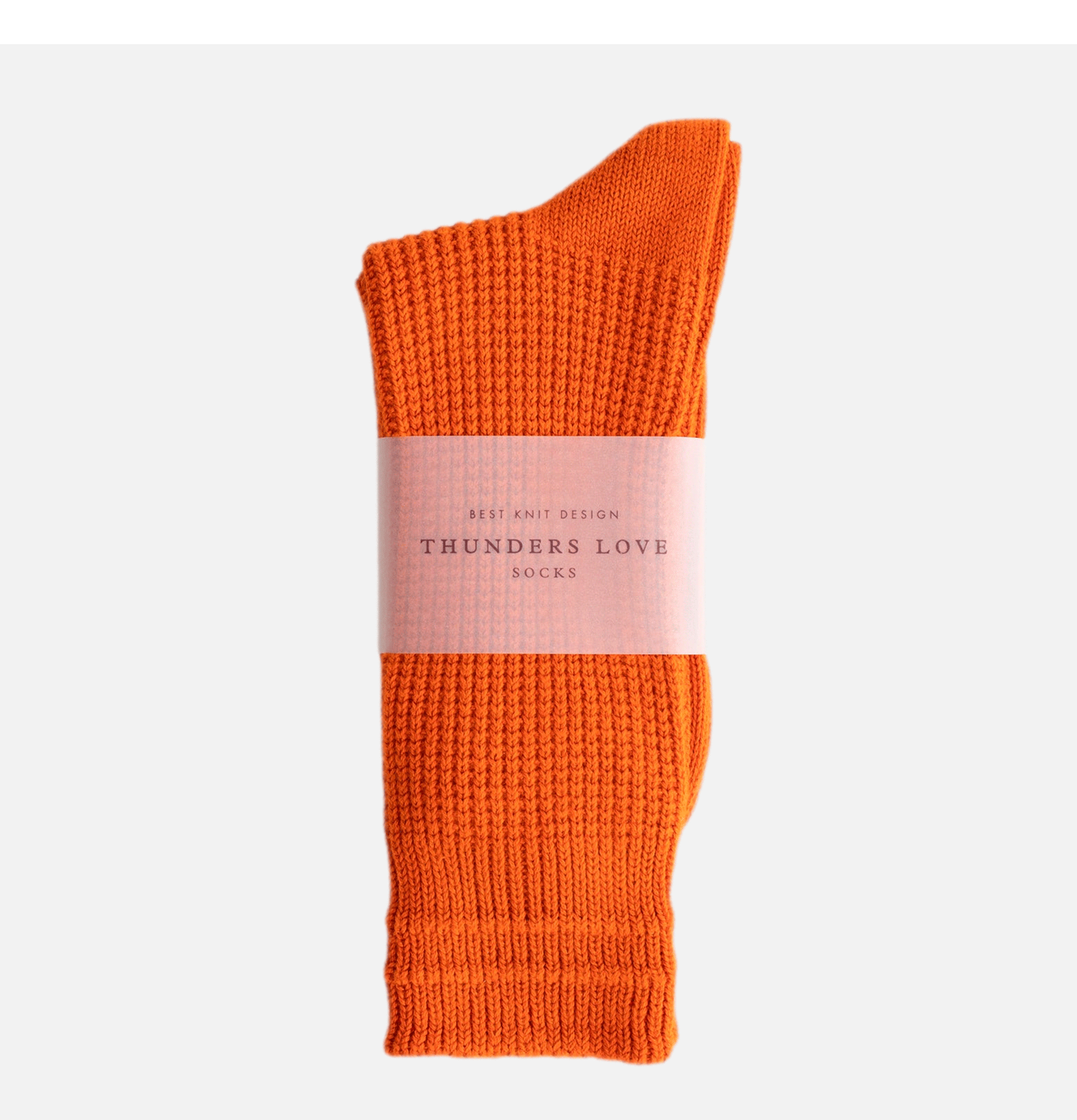 Thundes Love Link Orange Socks