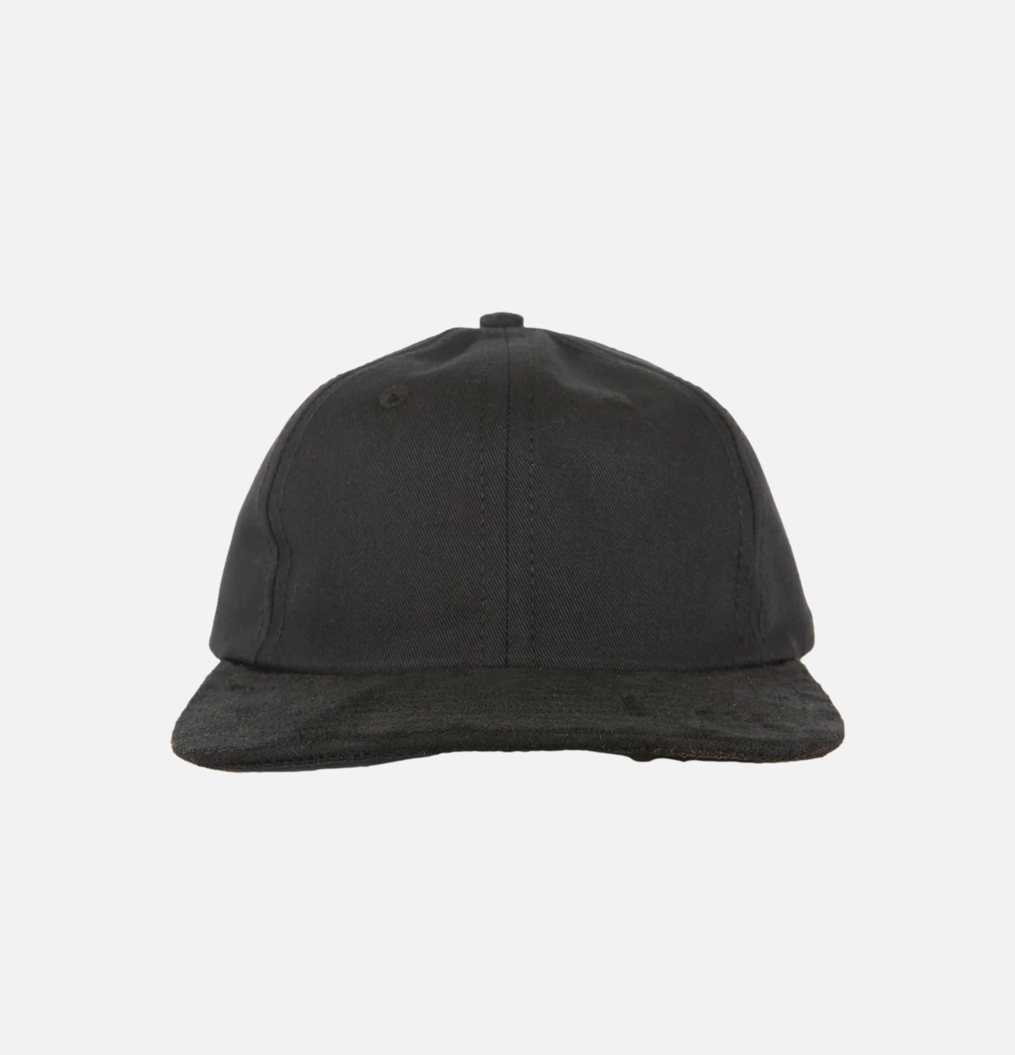 Lite Year Two Tone Moleskin&twill Cap Noir