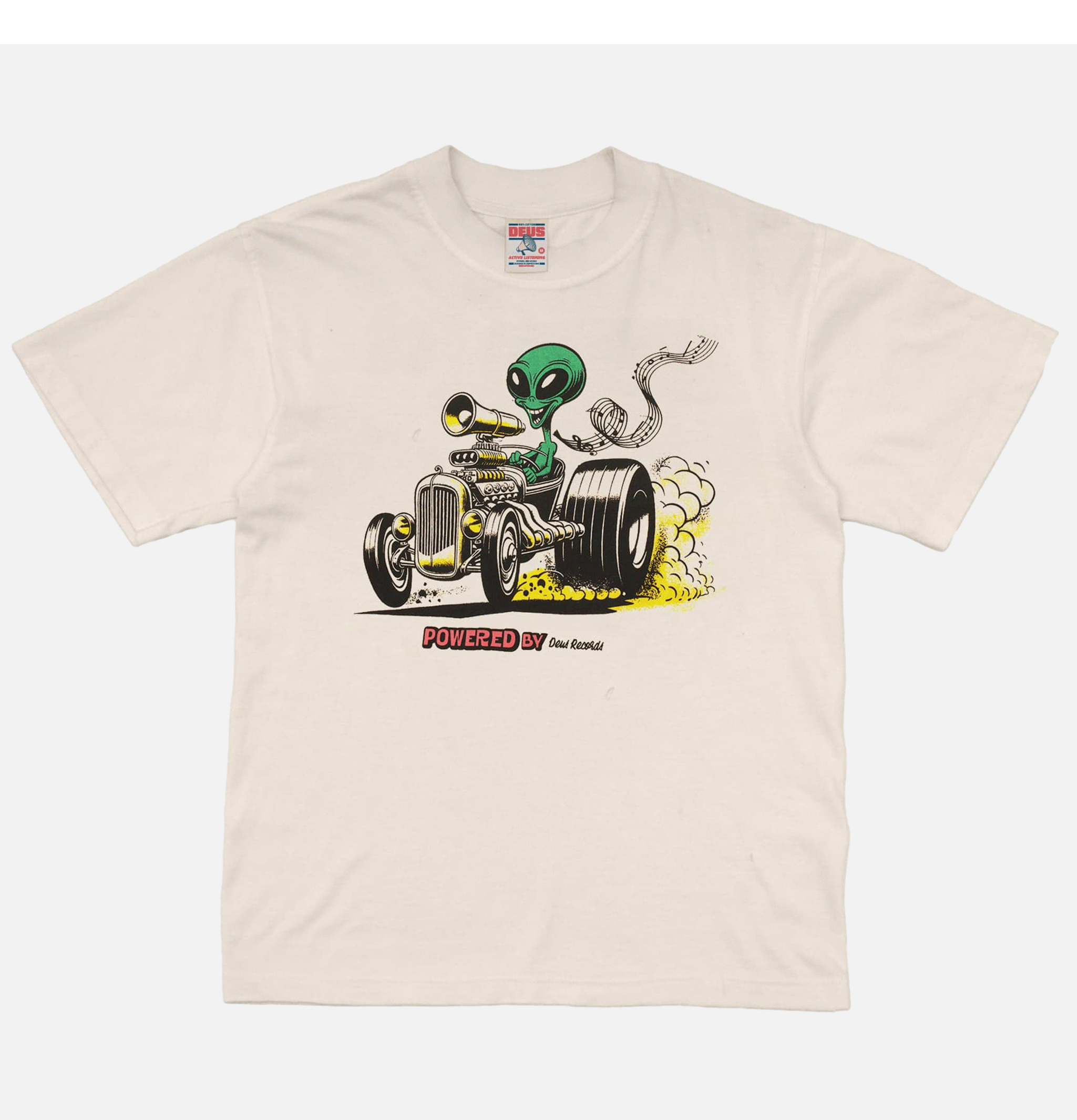 Deus Ex Machina Celestial Rod Vintage T-shirt White