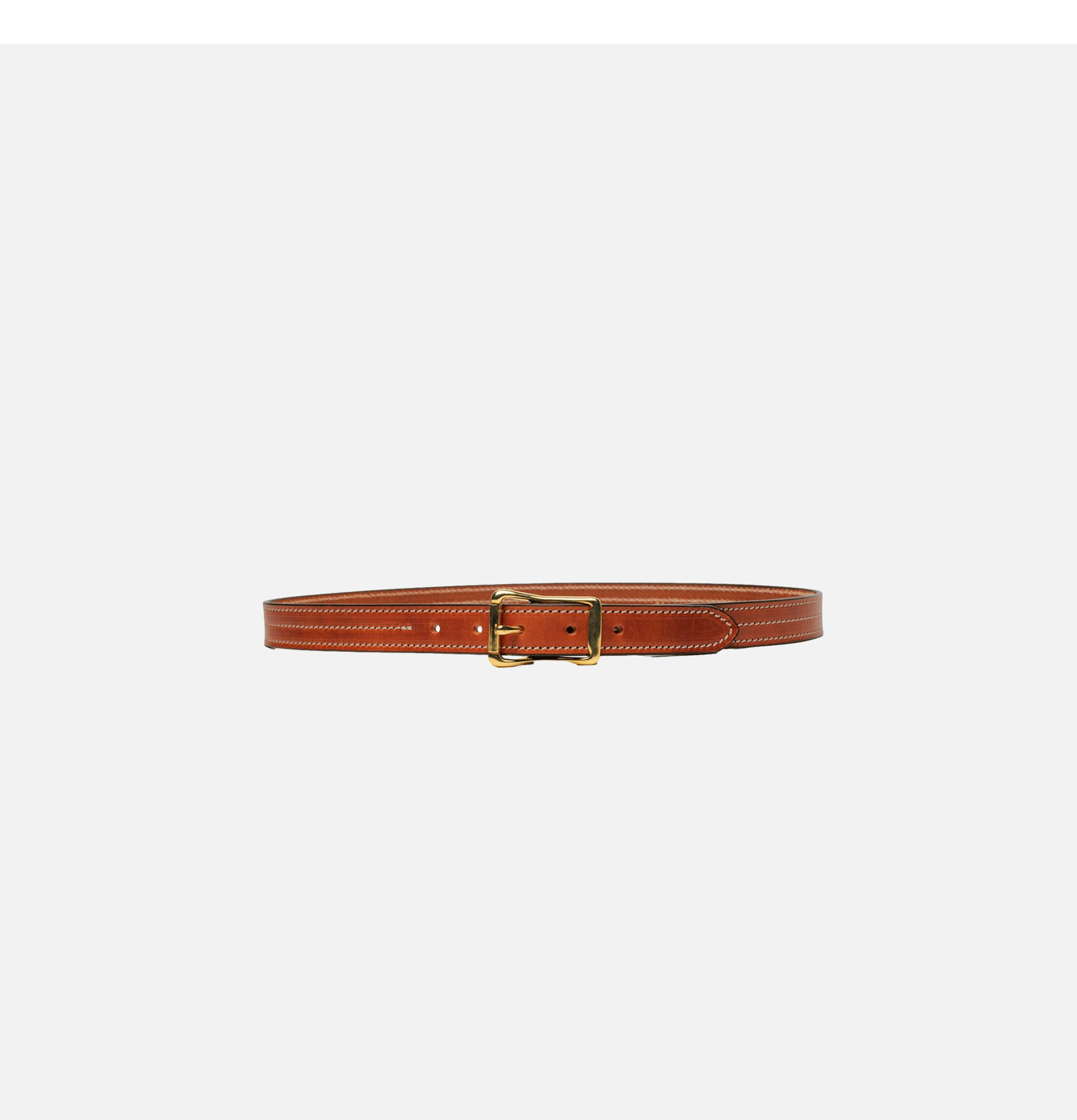 Ceinture Triple Stitched Havana