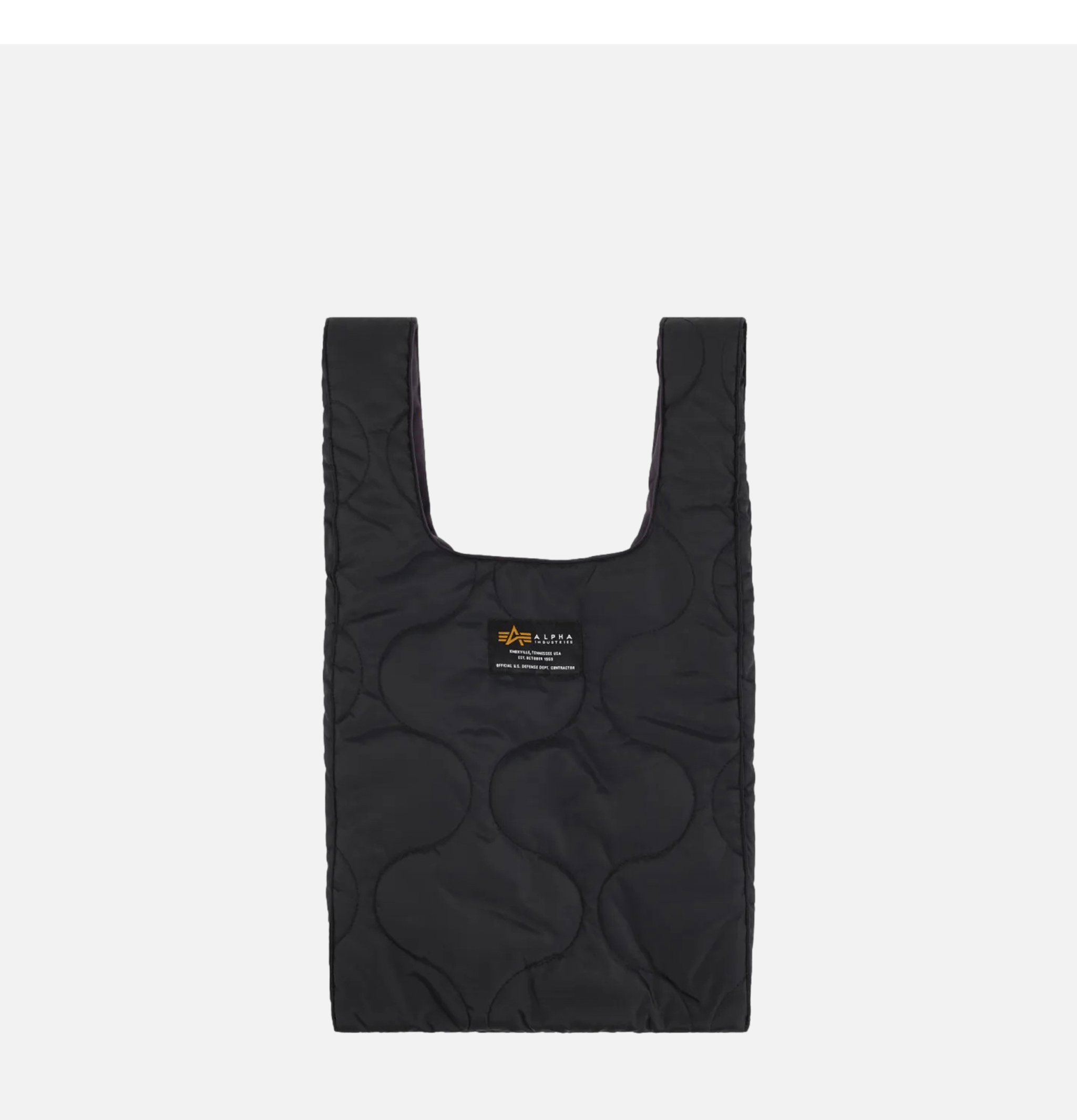 Alpha Industries Shopper Bag Réversible Noir