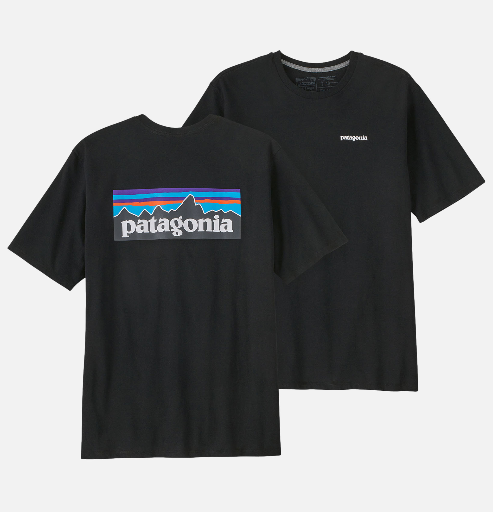 Patagonia T-Shirt P6 Logo Black