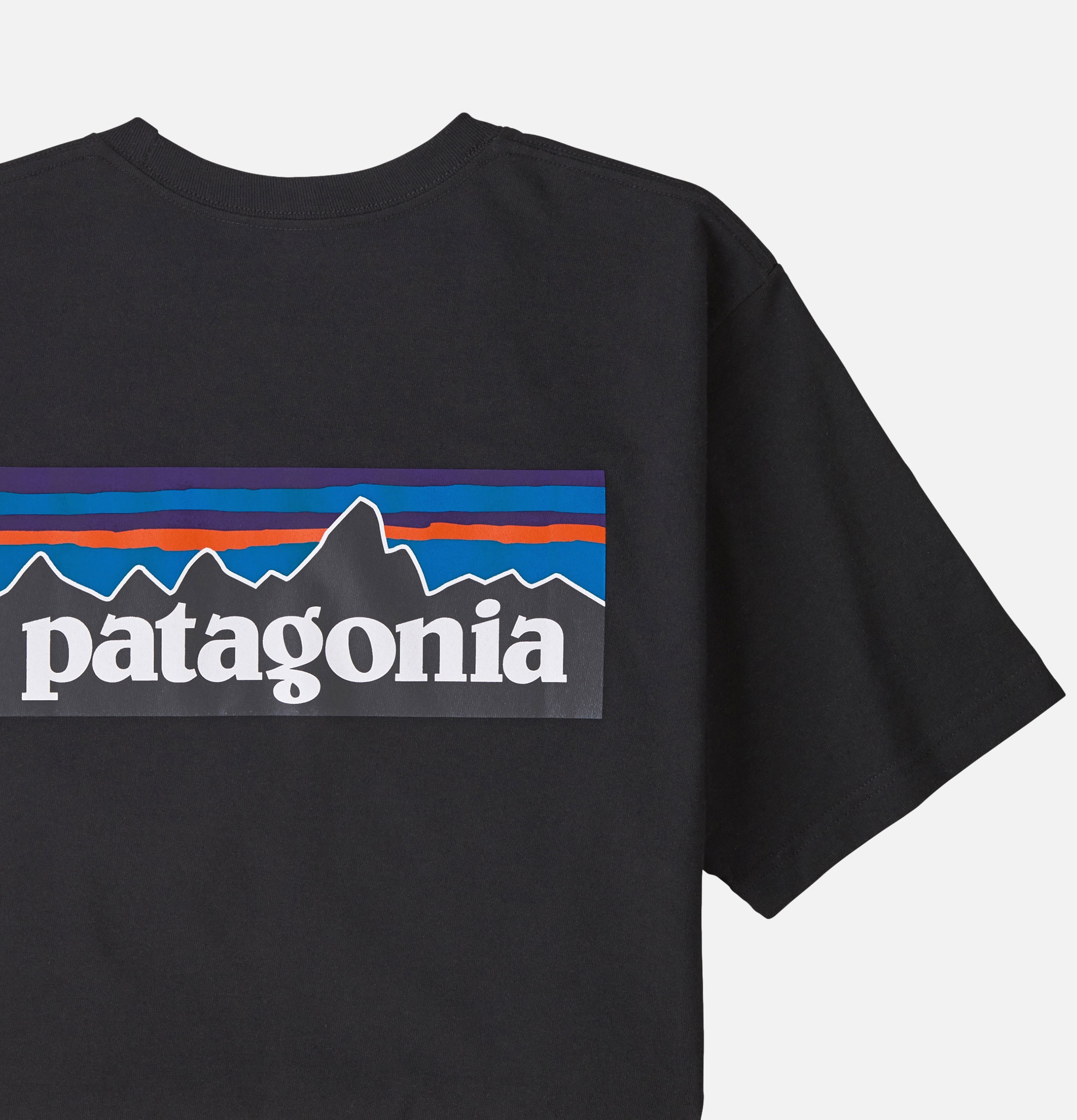 Patagonia T-Shirt P6 Logo Black