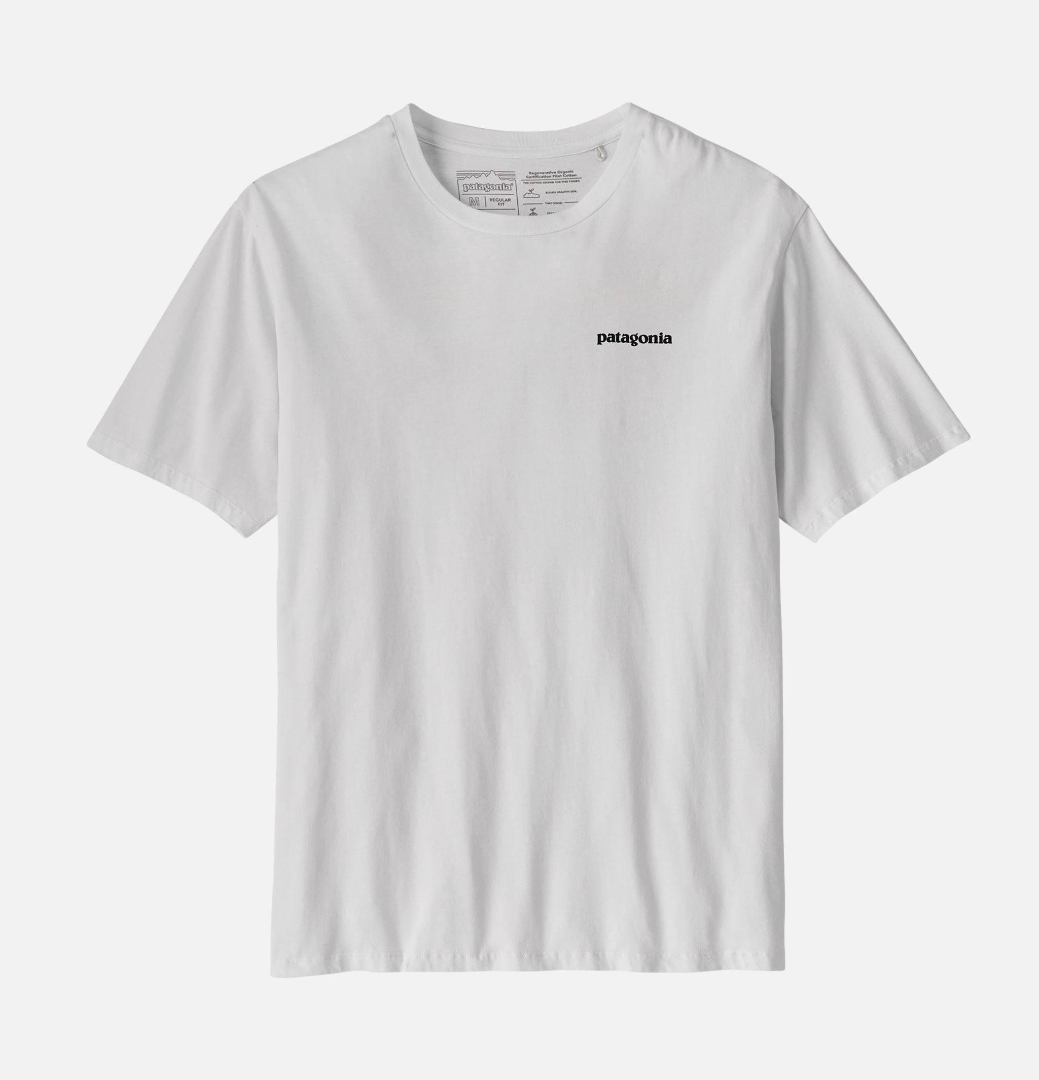 Patagonia T-Shirt P6 Mission Blanc