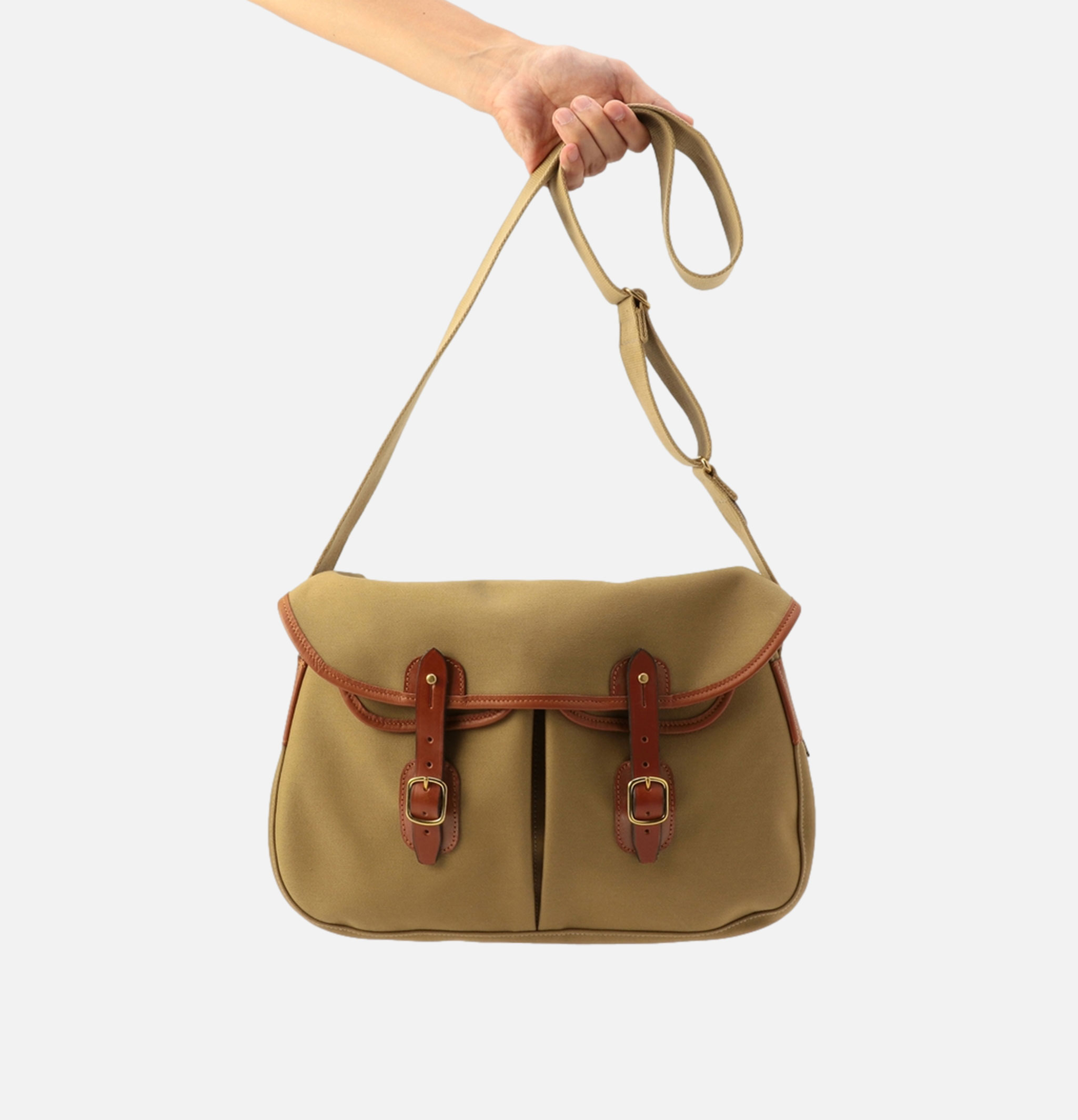 Sac Brady Bag Ariel Trout Canvas Large Khaki.