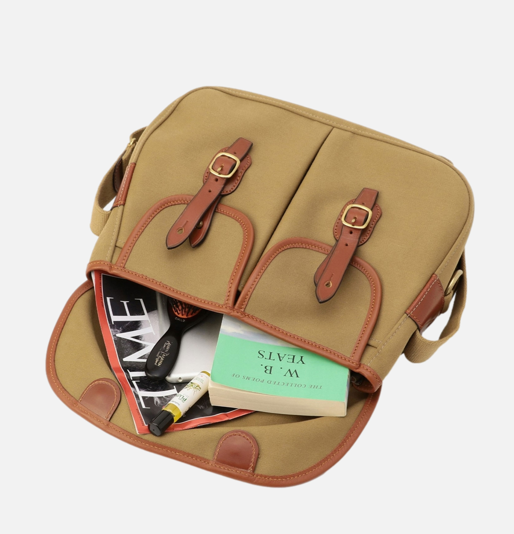 Sac Brady Bags Ariel Trout Canvas Small Khaki.