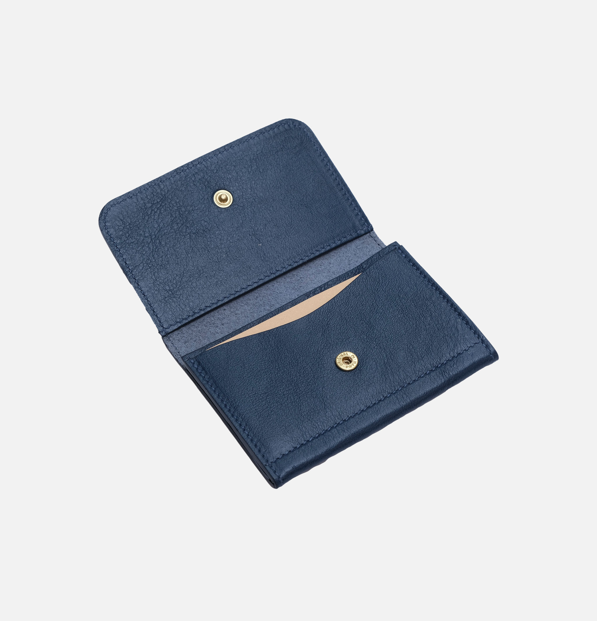 Il bisonte Card Case Galilelo Navy