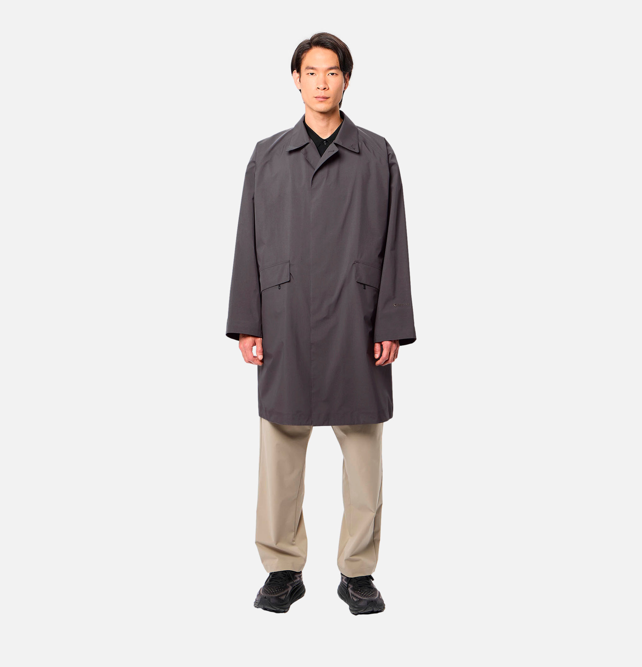 Goldwin Manteau Gore-Tex 3/4 Over Coat Gris