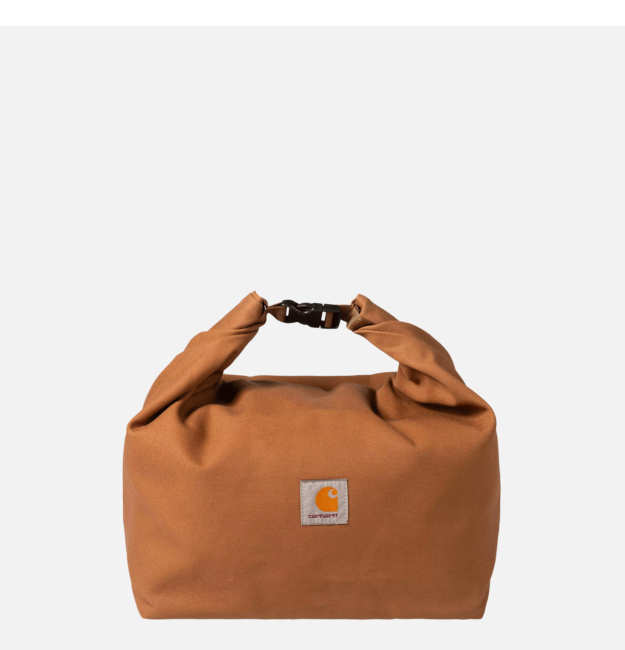 Carhartt WIP Canvas Roll Up Insulated Bag Hamilton Brown