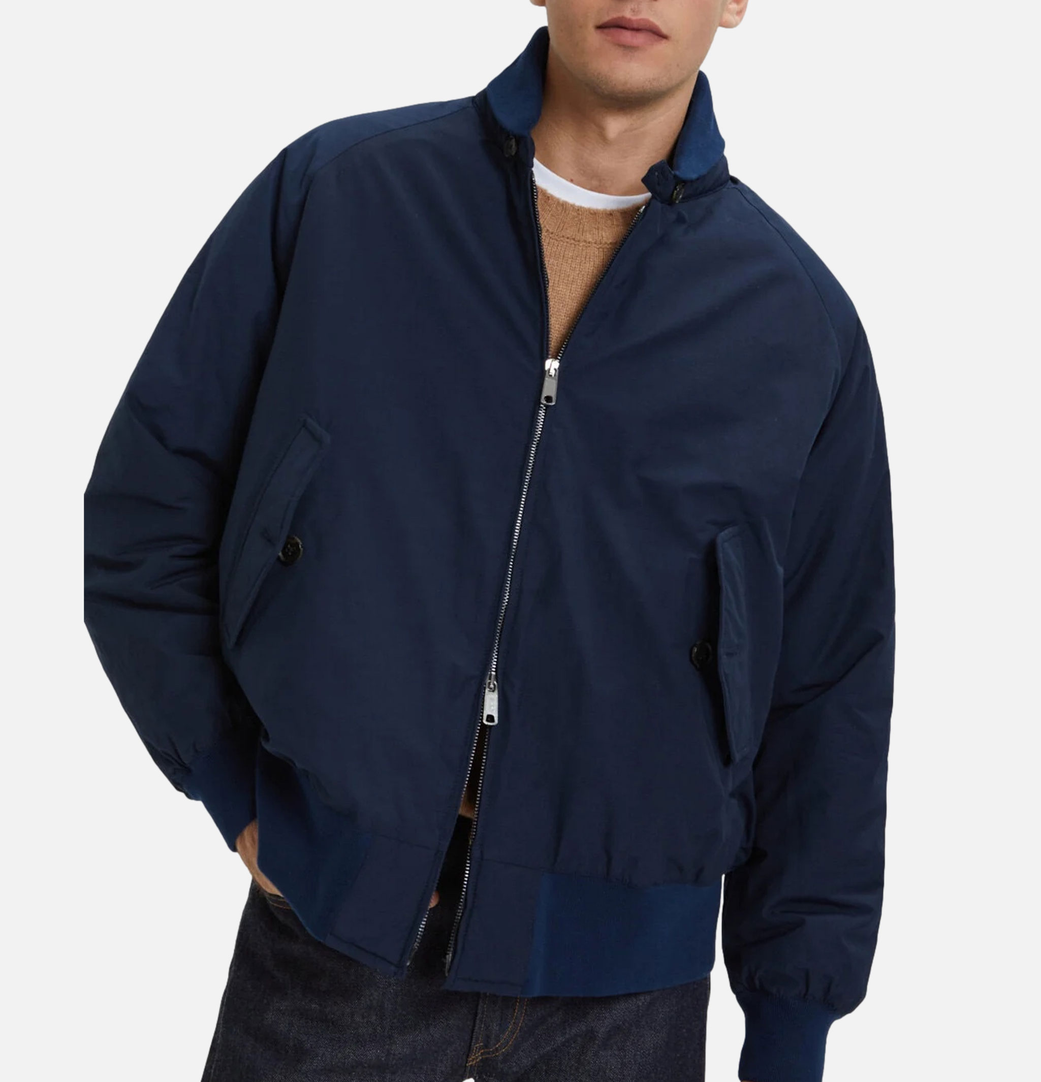 Baracuta G9 Clicker Navy Jacket