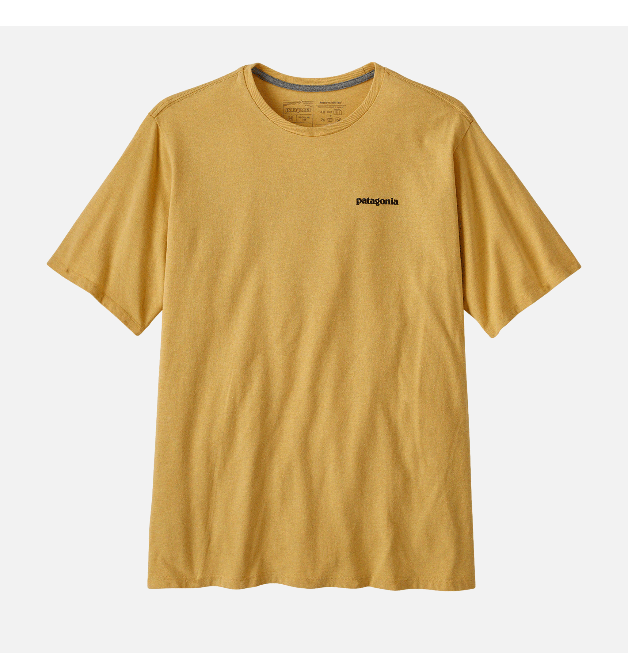 Patagonia T-shirt P6 Logo Jaune