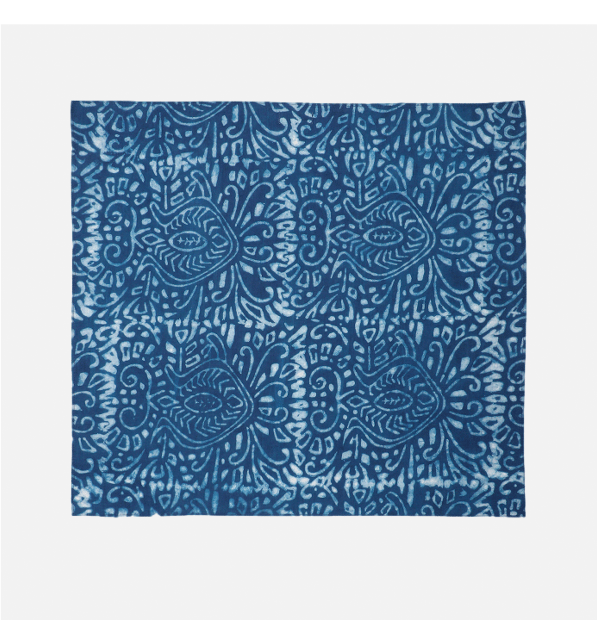 Kardo Bandana Block Print Bp134 Blue