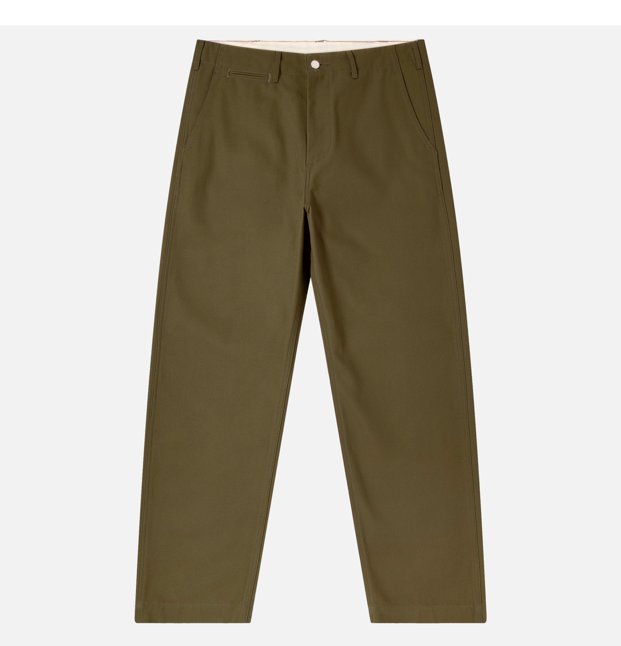 Edwin Pantalon Wide Trousers Olive Unwashed